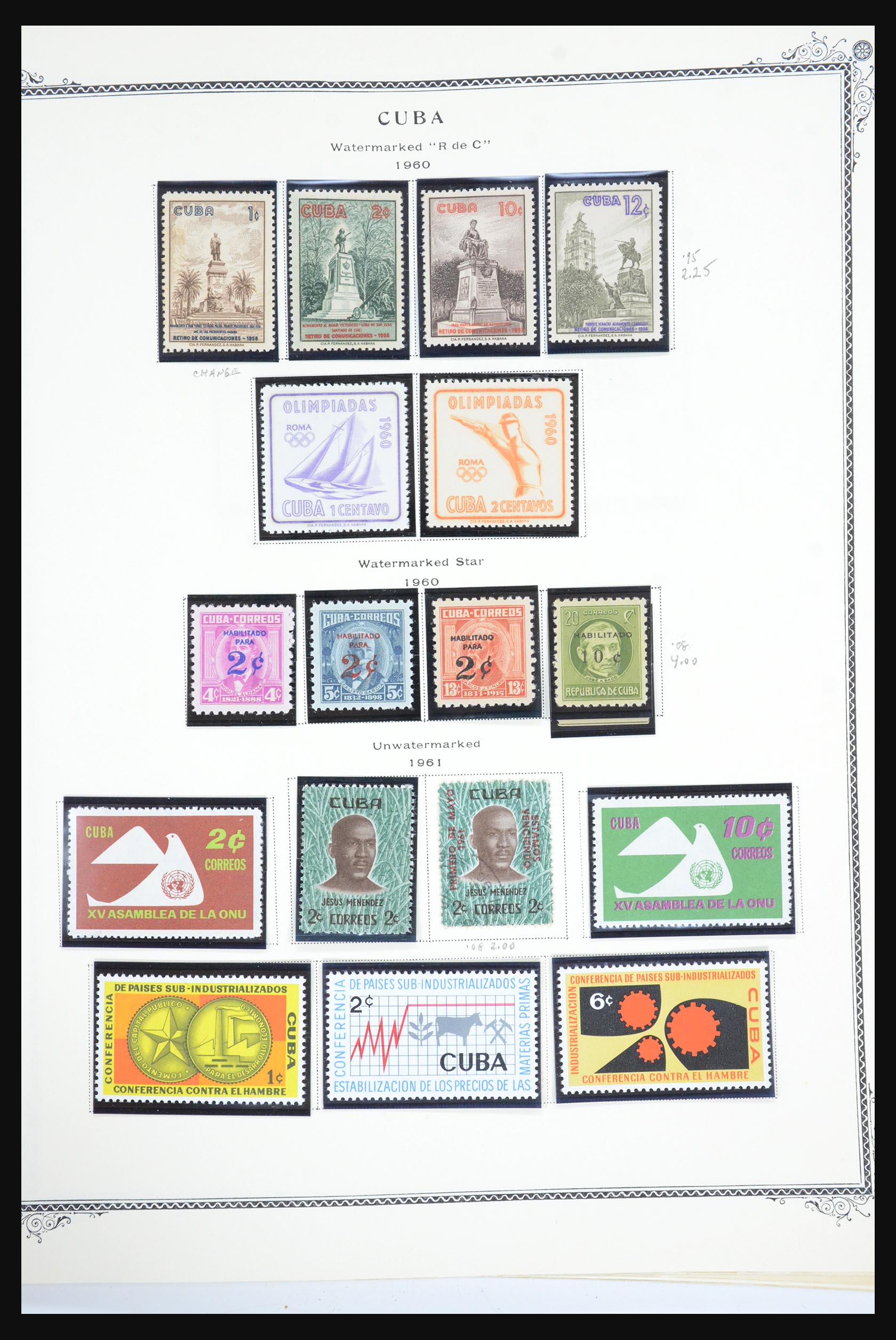 31593 043 - 31593 Cuba 1855-1960 en Dominicaanse Republiek 1870-1986.