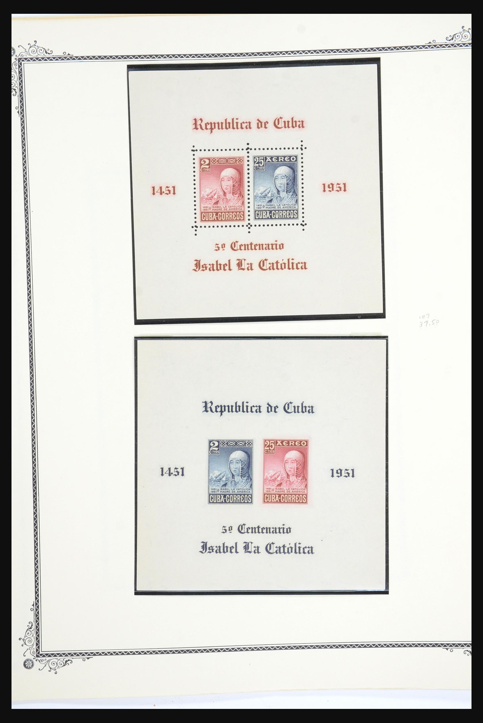 31593 060 - 31593 Cuba 1855-1960 en Dominicaanse Republiek 1870-1986.