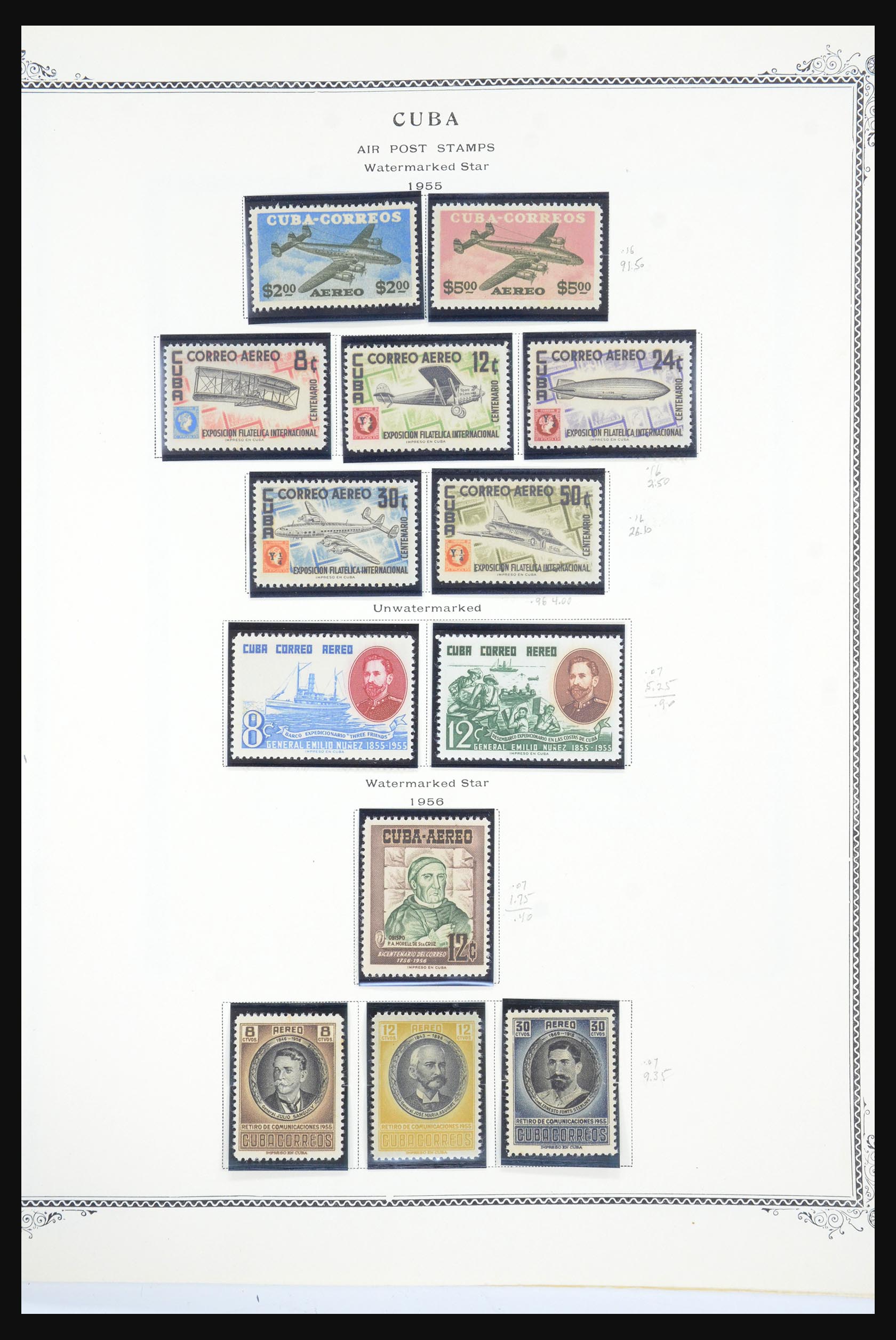 31593 068 - 31593 Cuba 1855-1960 and Dominican Republic 1870-1986.