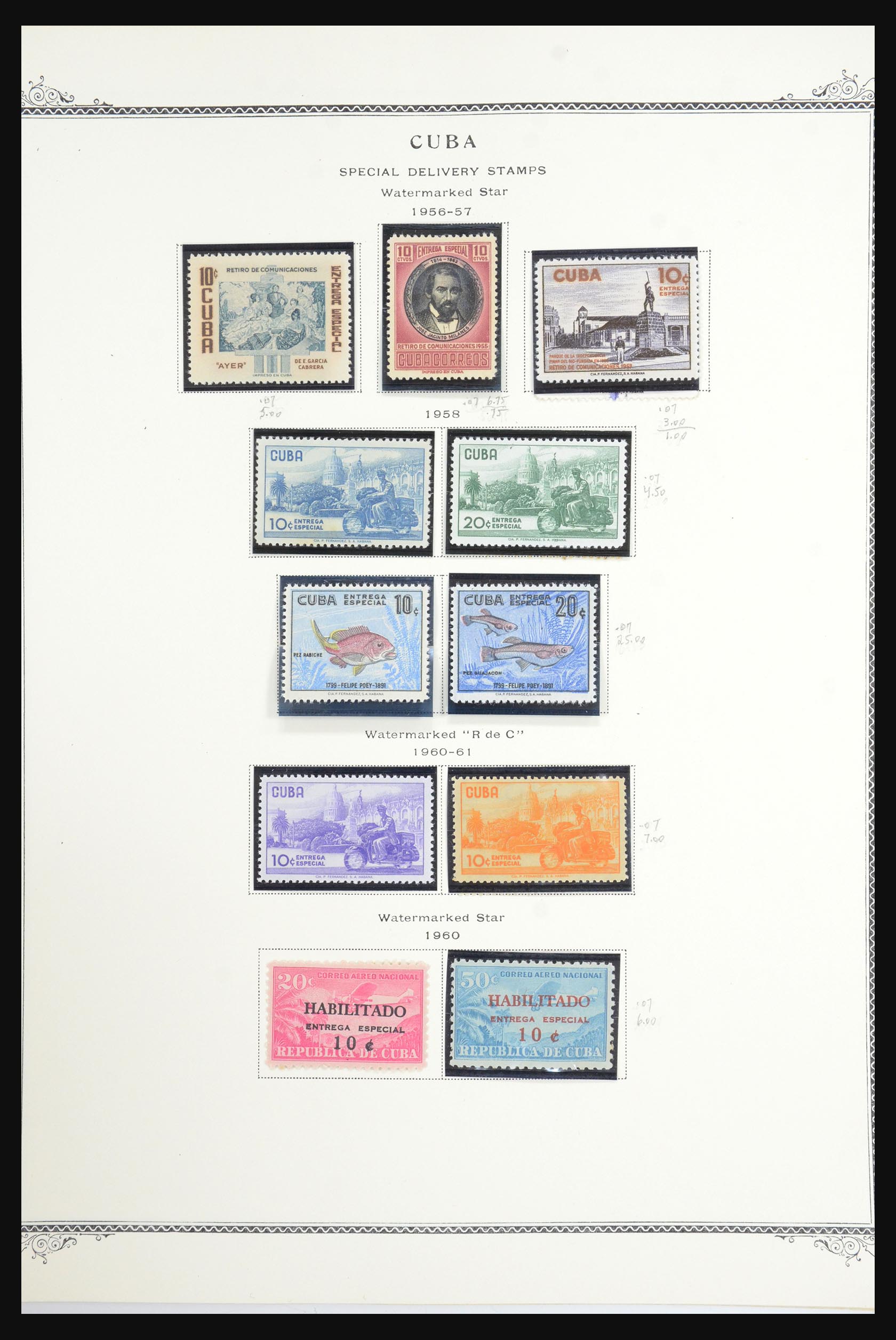 31593 088 - 31593 Cuba 1855-1960 and Dominican Republic 1870-1986.