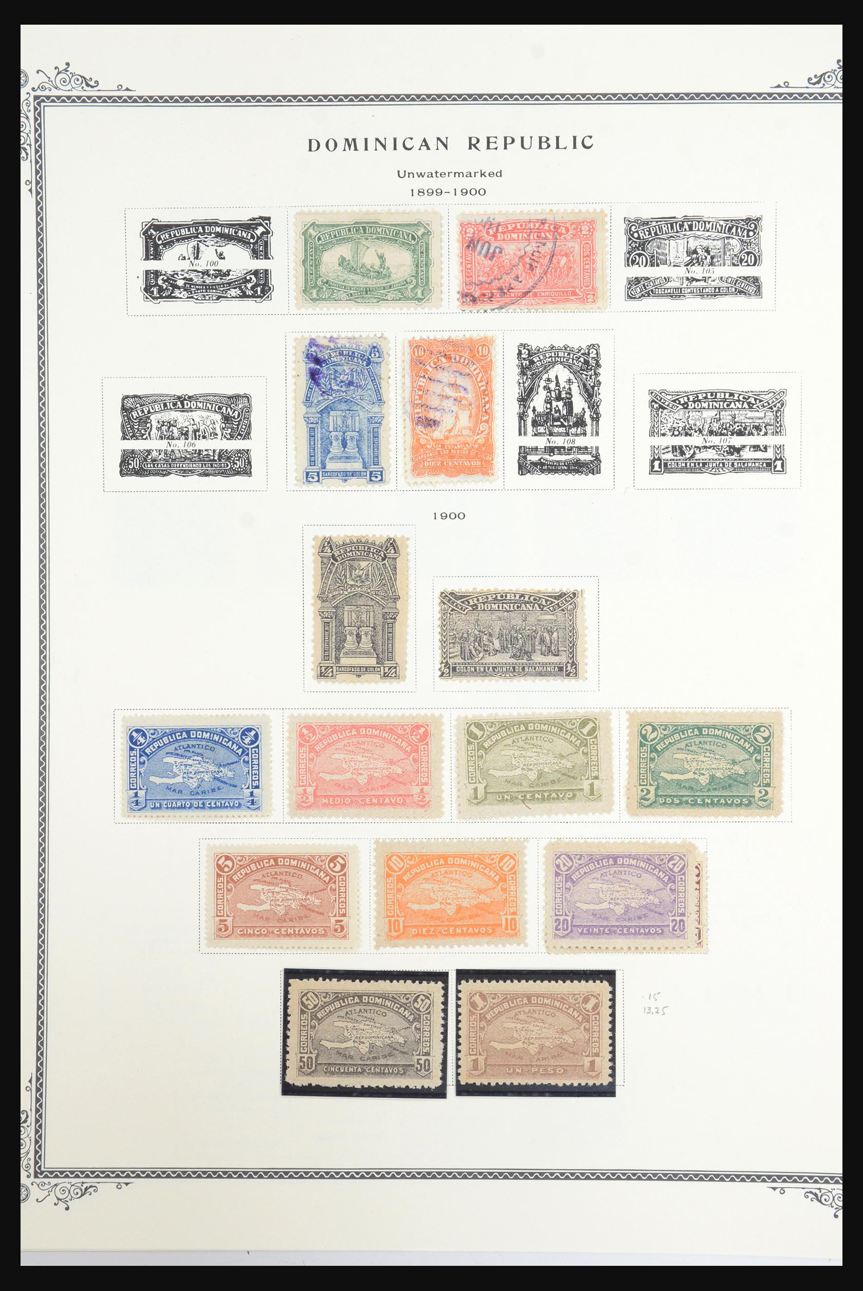 31593 097 - 31593 Cuba 1855-1960 en Dominicaanse Republiek 1870-1986.