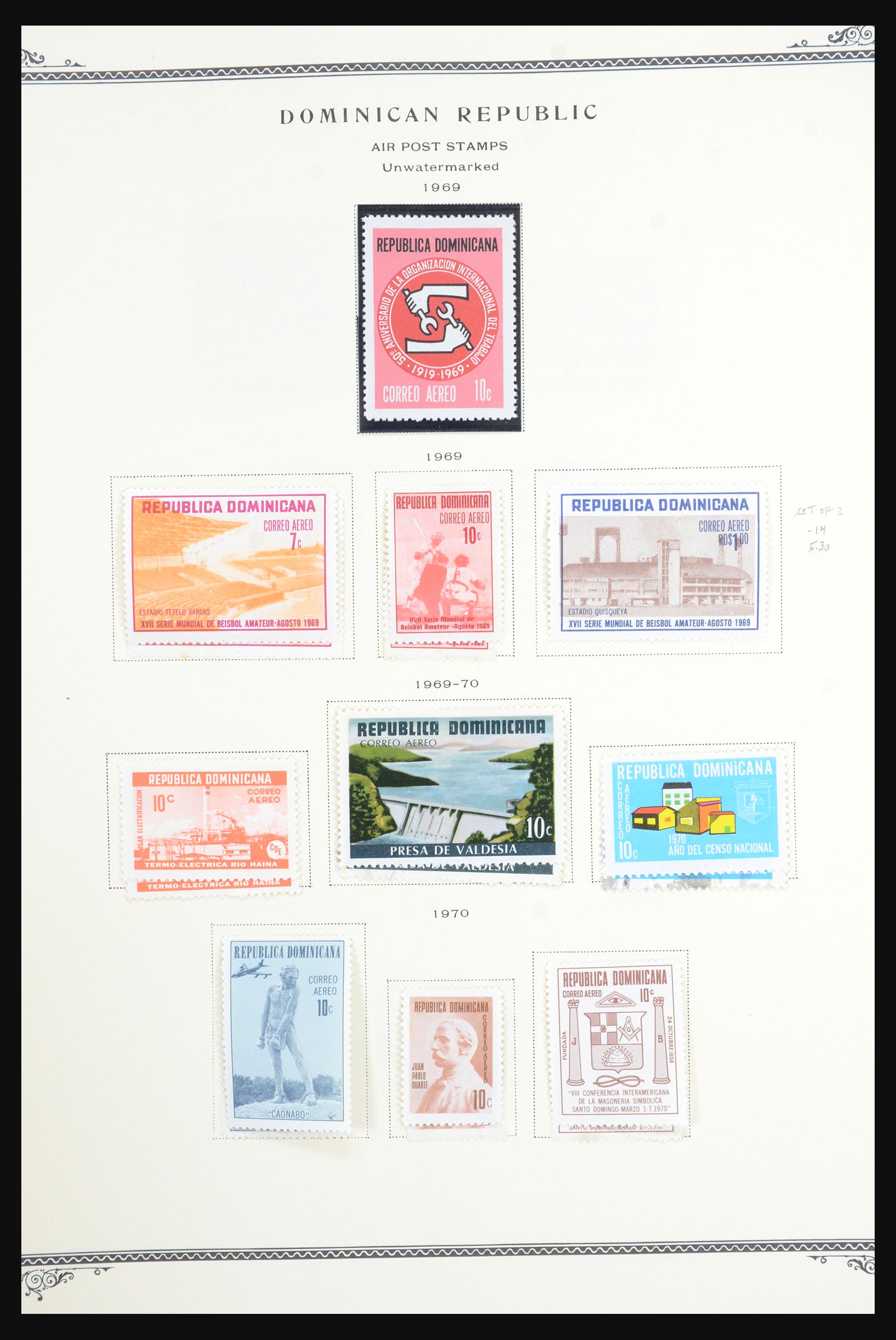 31593 203 - 31593 Cuba 1855-1960 and Dominican Republic 1870-1986.