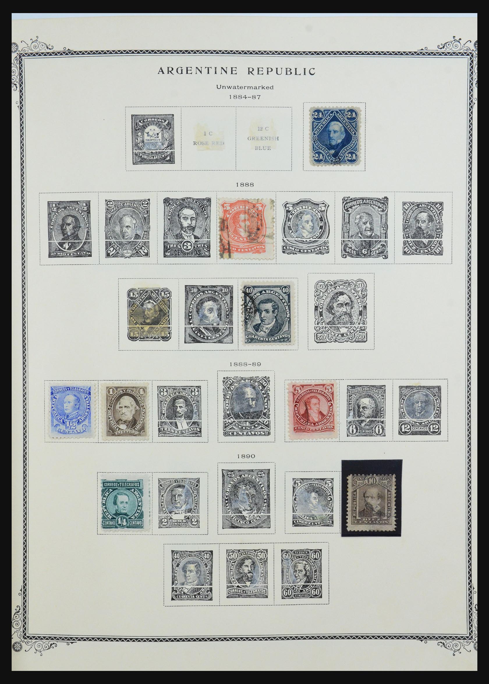 31597 003 - 31597 Argentinië 1862-1969.
