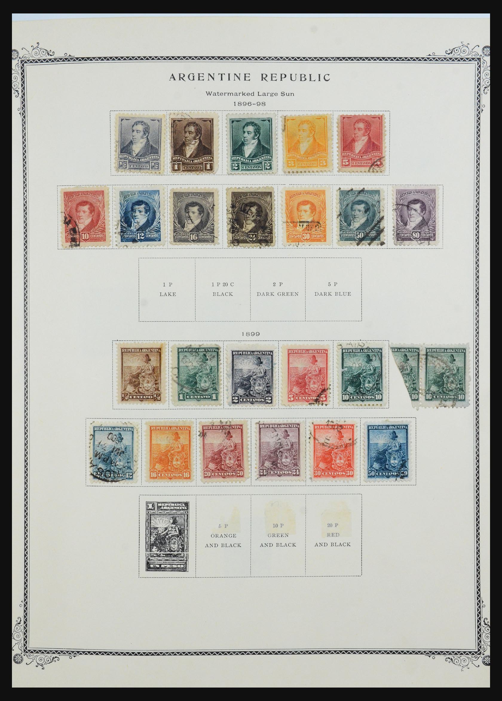 31597 005 - 31597 Argentinië 1862-1969.
