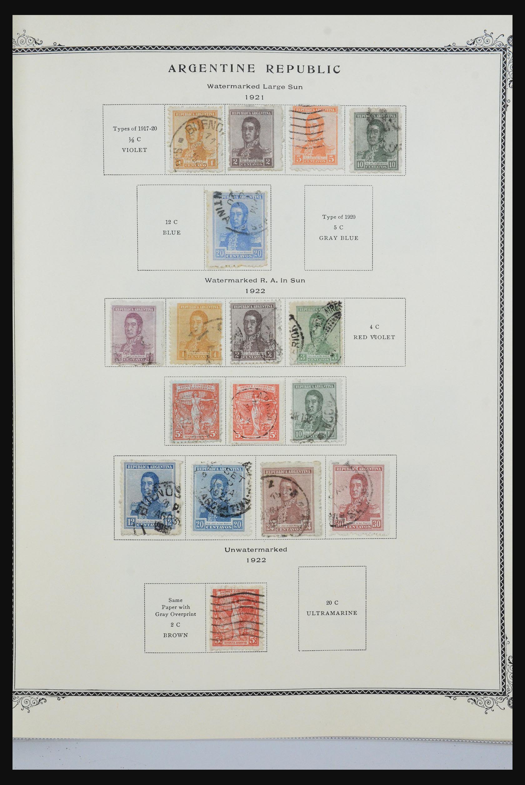 31597 011 - 31597 Argentinië 1862-1969.