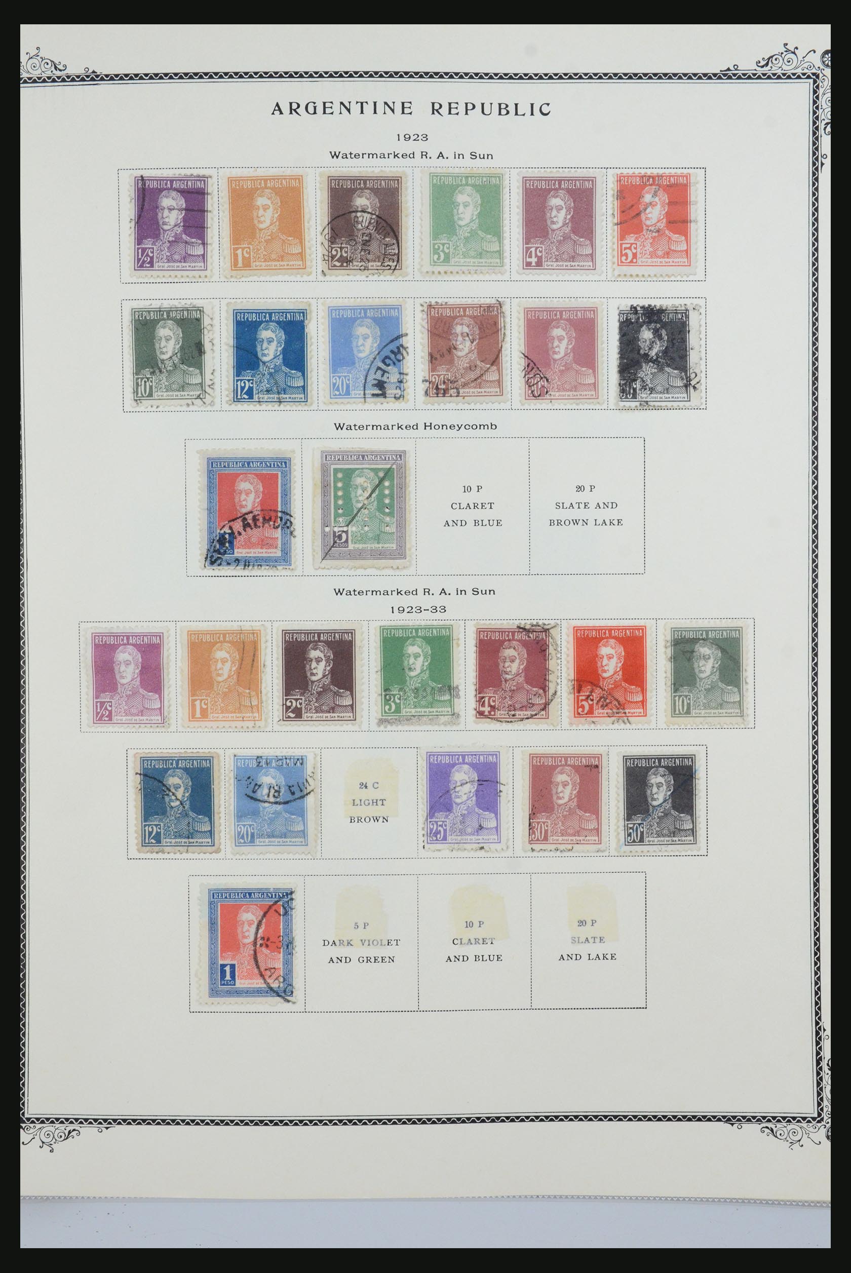 31597 012 - 31597 Argentinië 1862-1969.