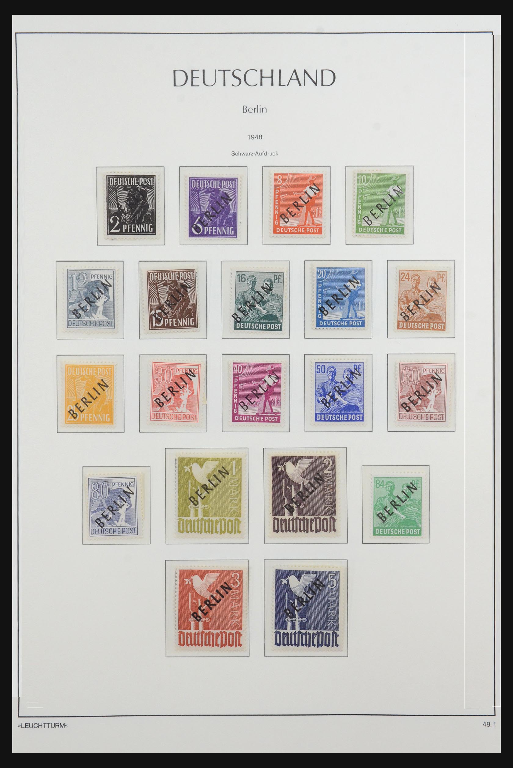 31601 001 - 31601 Bundespost, Berlin and Saar 1948-2008.