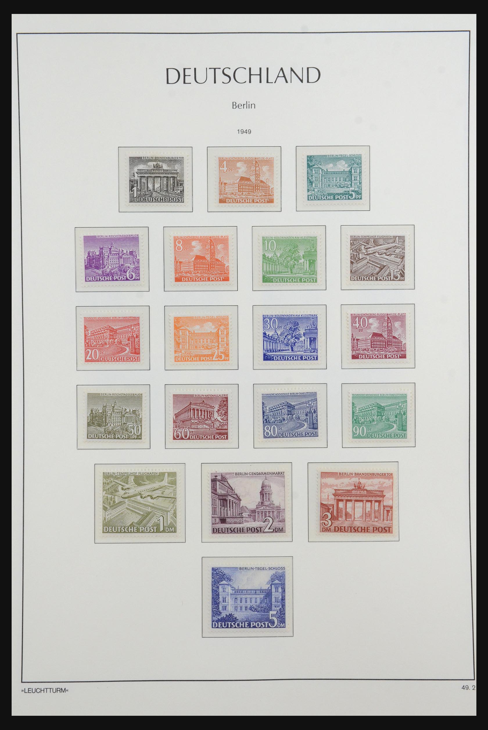 31601 003 - 31601 Bundespost, Berlin and Saar 1948-2008.