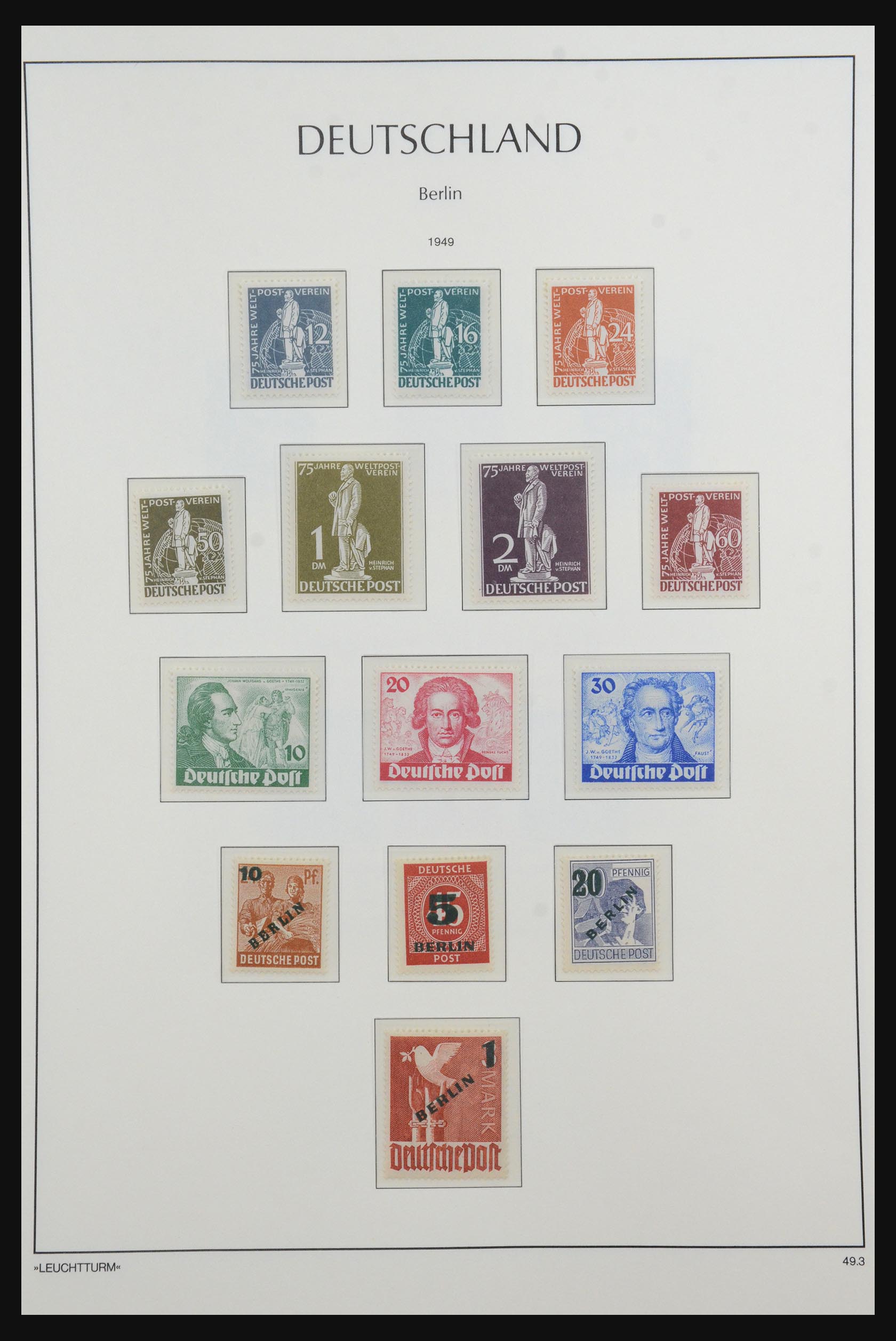 31601 004 - 31601 Bundespost, Berlin and Saar 1948-2008.