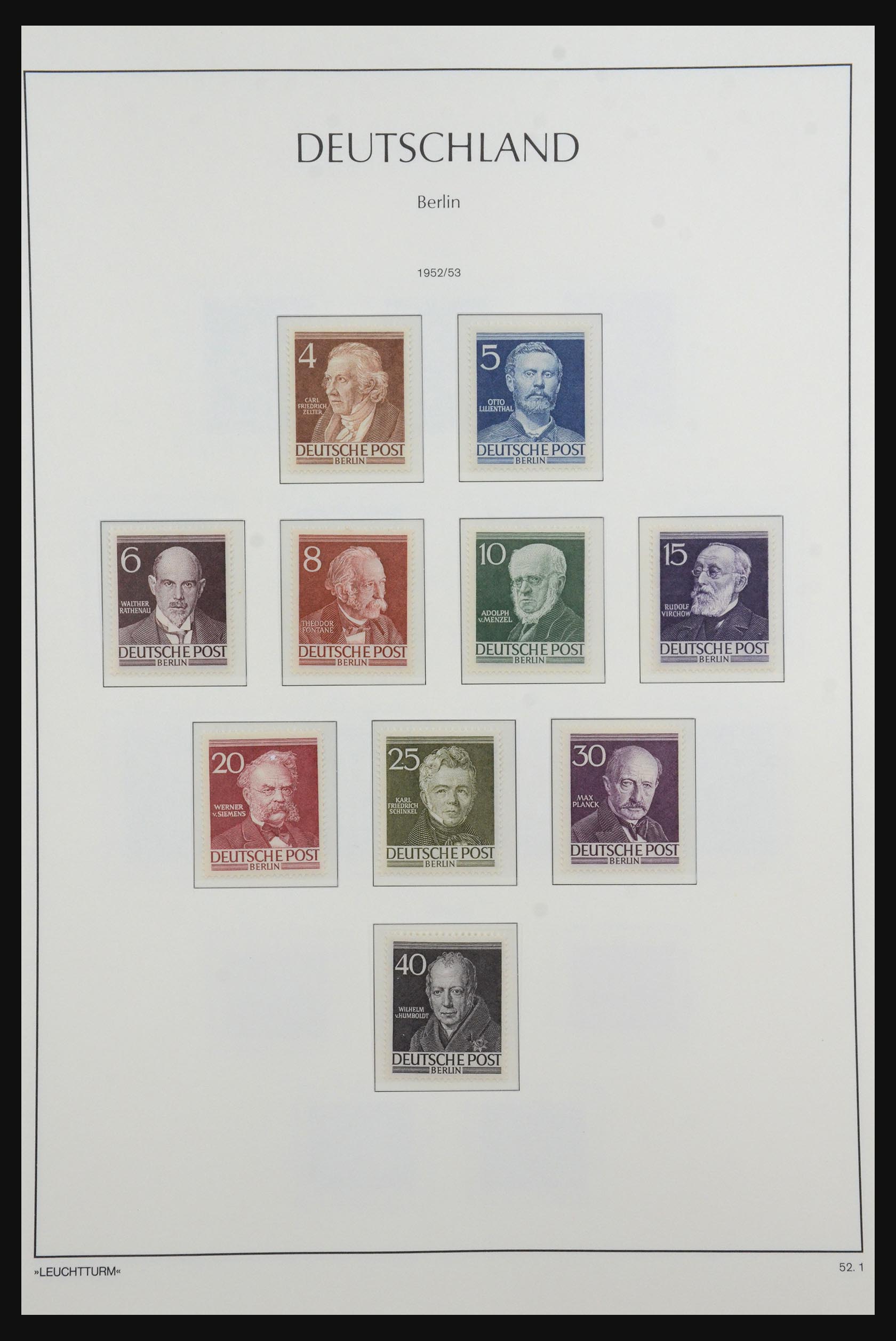 31601 008 - 31601 Bundespost, Berlijn en Saar 1948-2008.