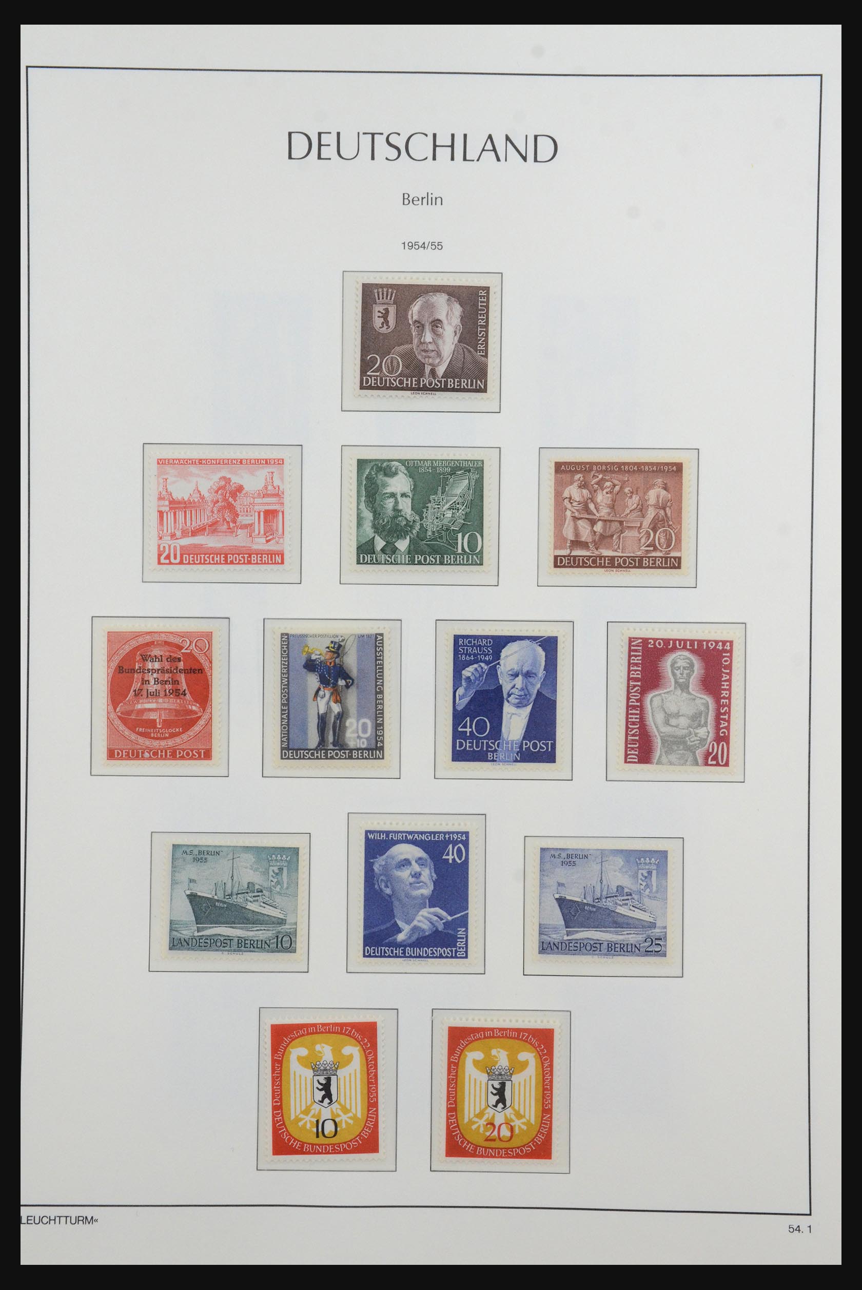 31601 010 - 31601 Bundespost, Berlin and Saar 1948-2008.
