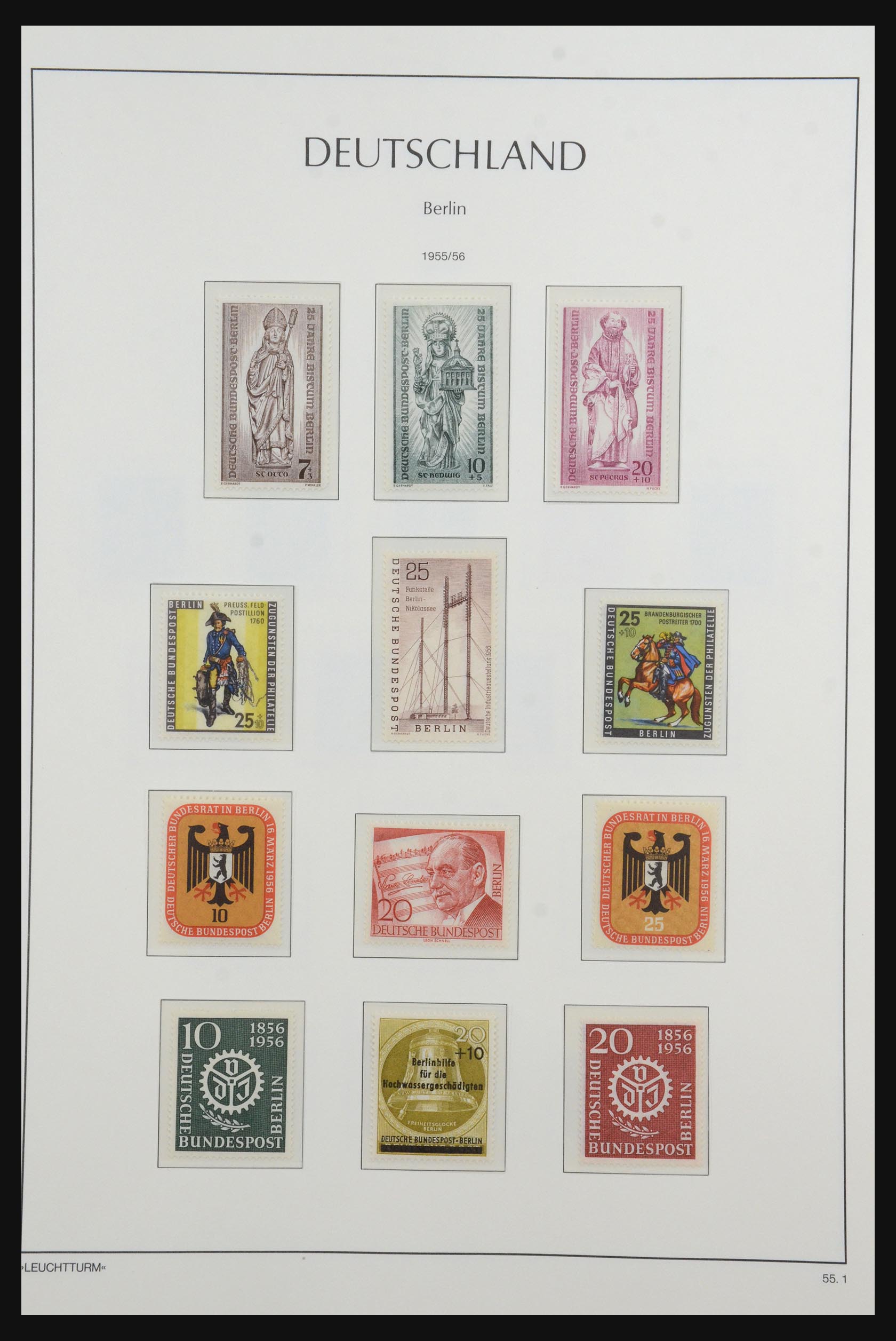 31601 011 - 31601 Bundespost, Berlijn en Saar 1948-2008.