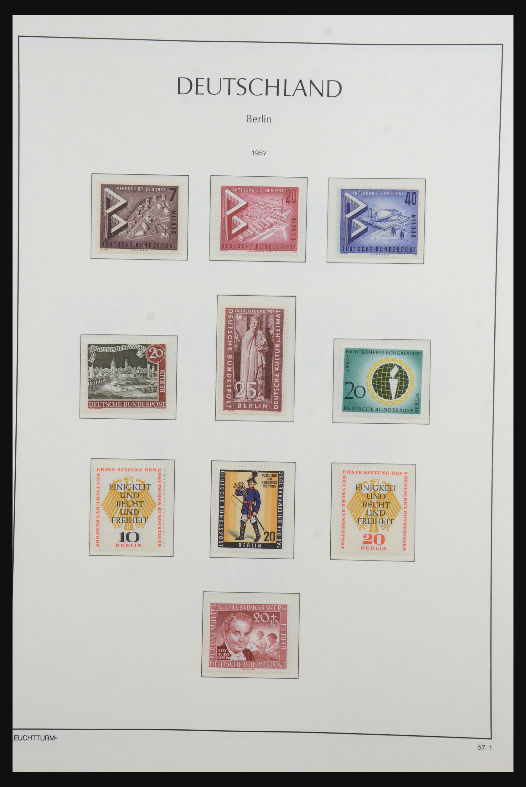 31601 013 - 31601 Bundespost, Berlin and Saar 1948-2008.