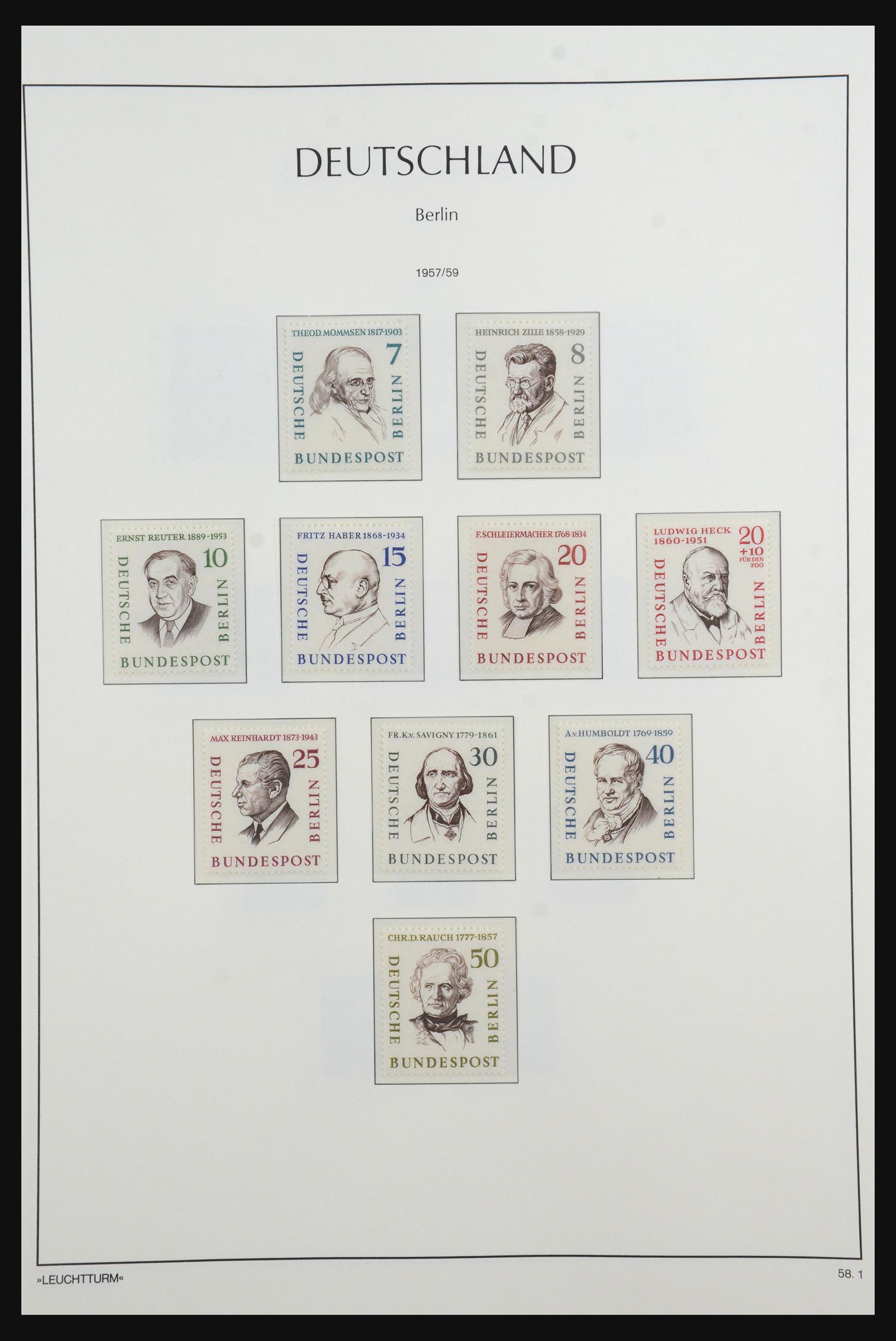 31601 014 - 31601 Bundespost, Berlijn en Saar 1948-2008.