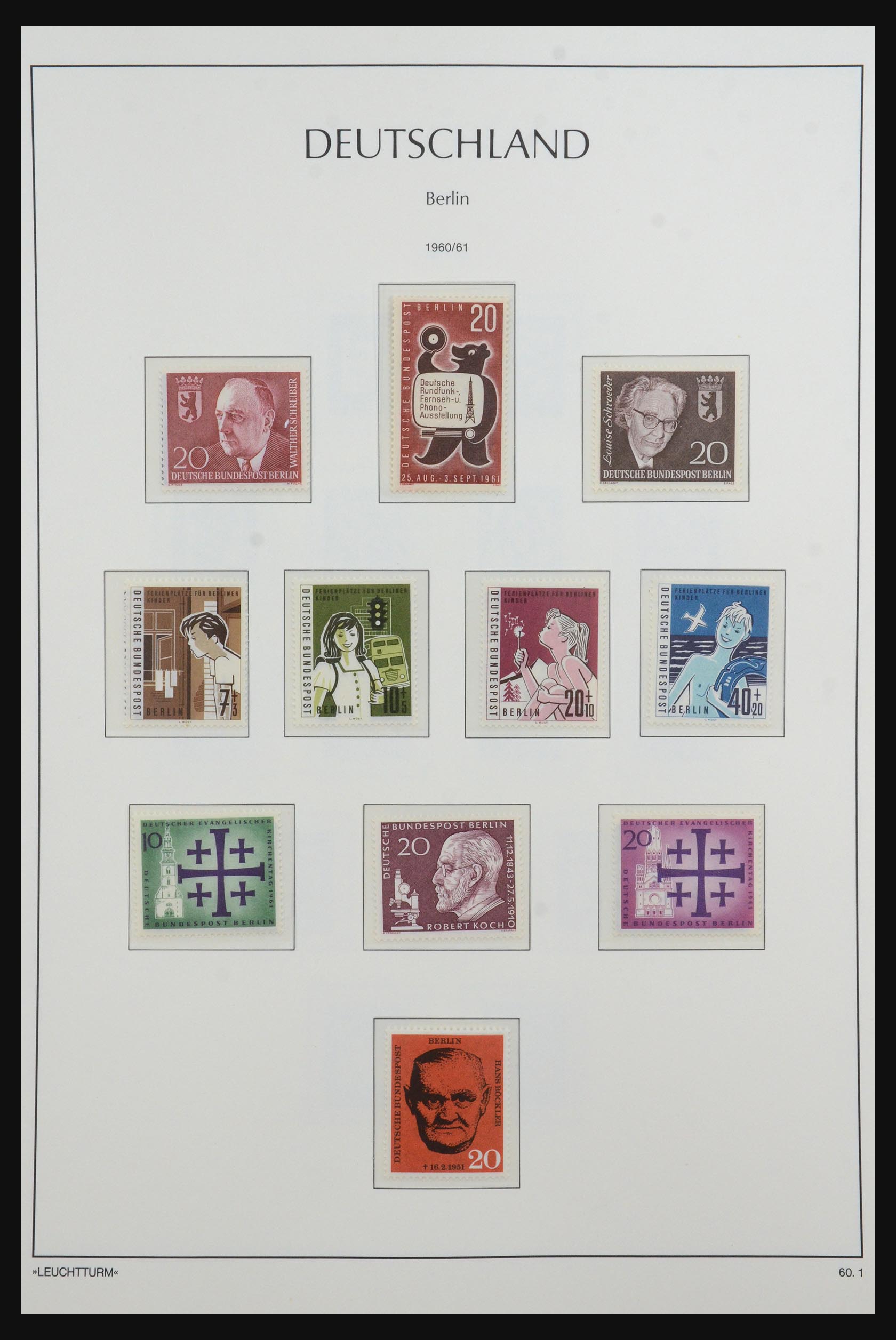 31601 016 - 31601 Bundespost, Berlin and Saar 1948-2008.