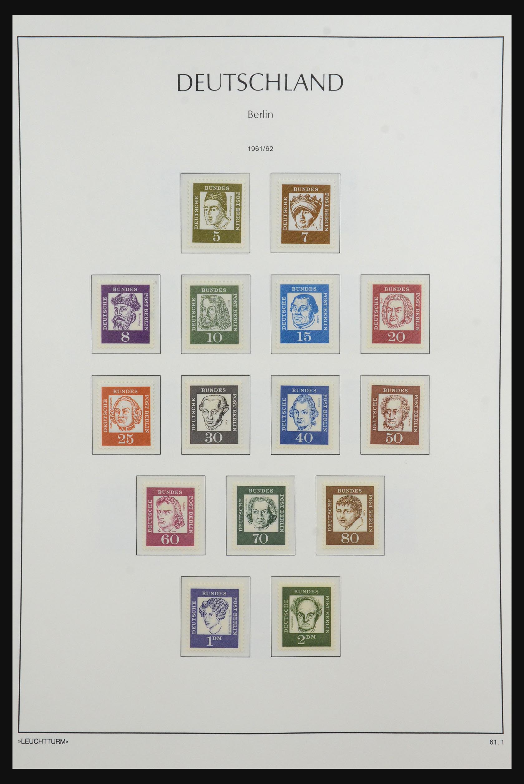 31601 017 - 31601 Bundespost, Berlijn en Saar 1948-2008.