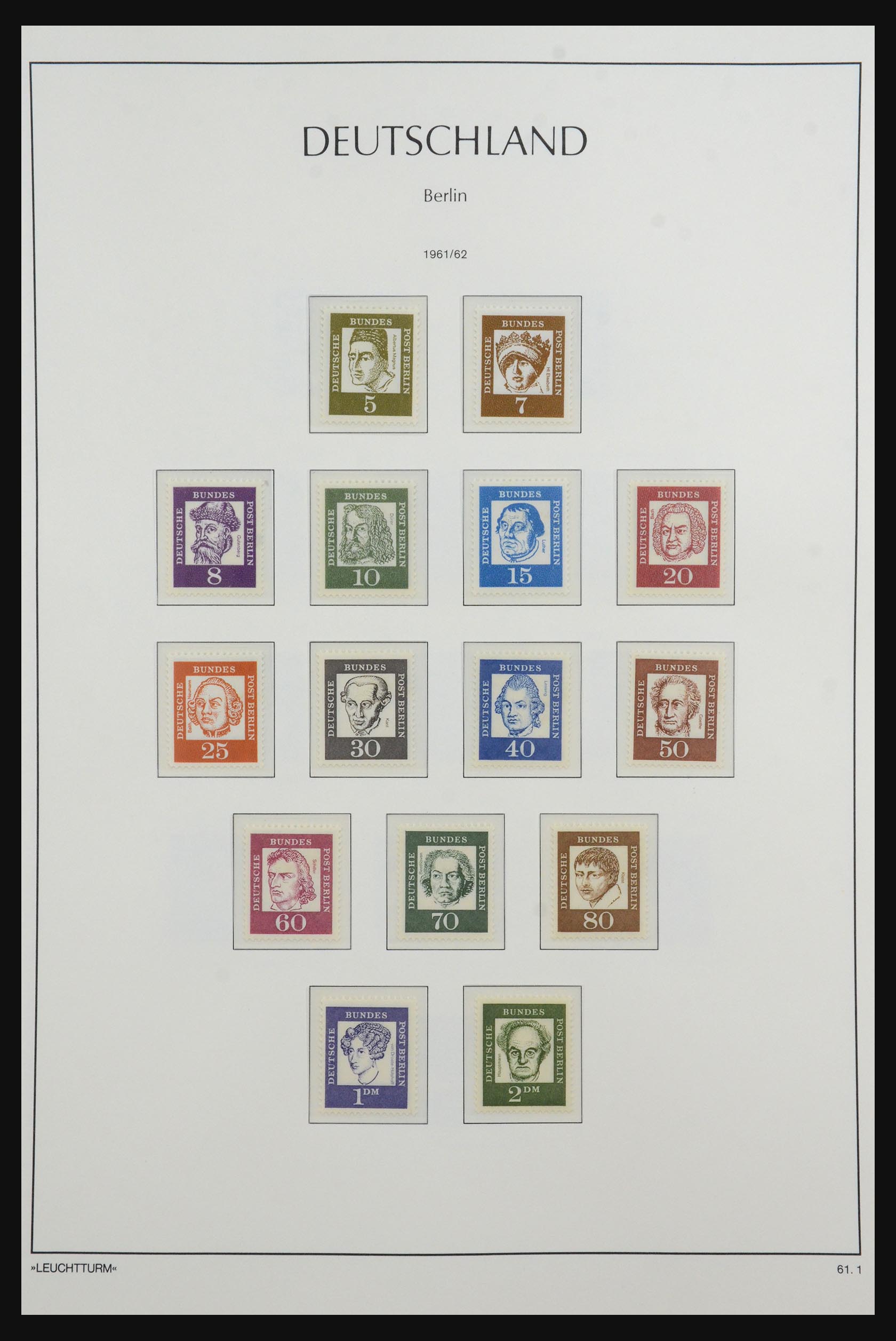 31601 017 - 31601 Bundespost, Berlin and Saar 1948-2008. 31601 017 - 31601 Bundespost, Berlin and Saar 1948-2008.