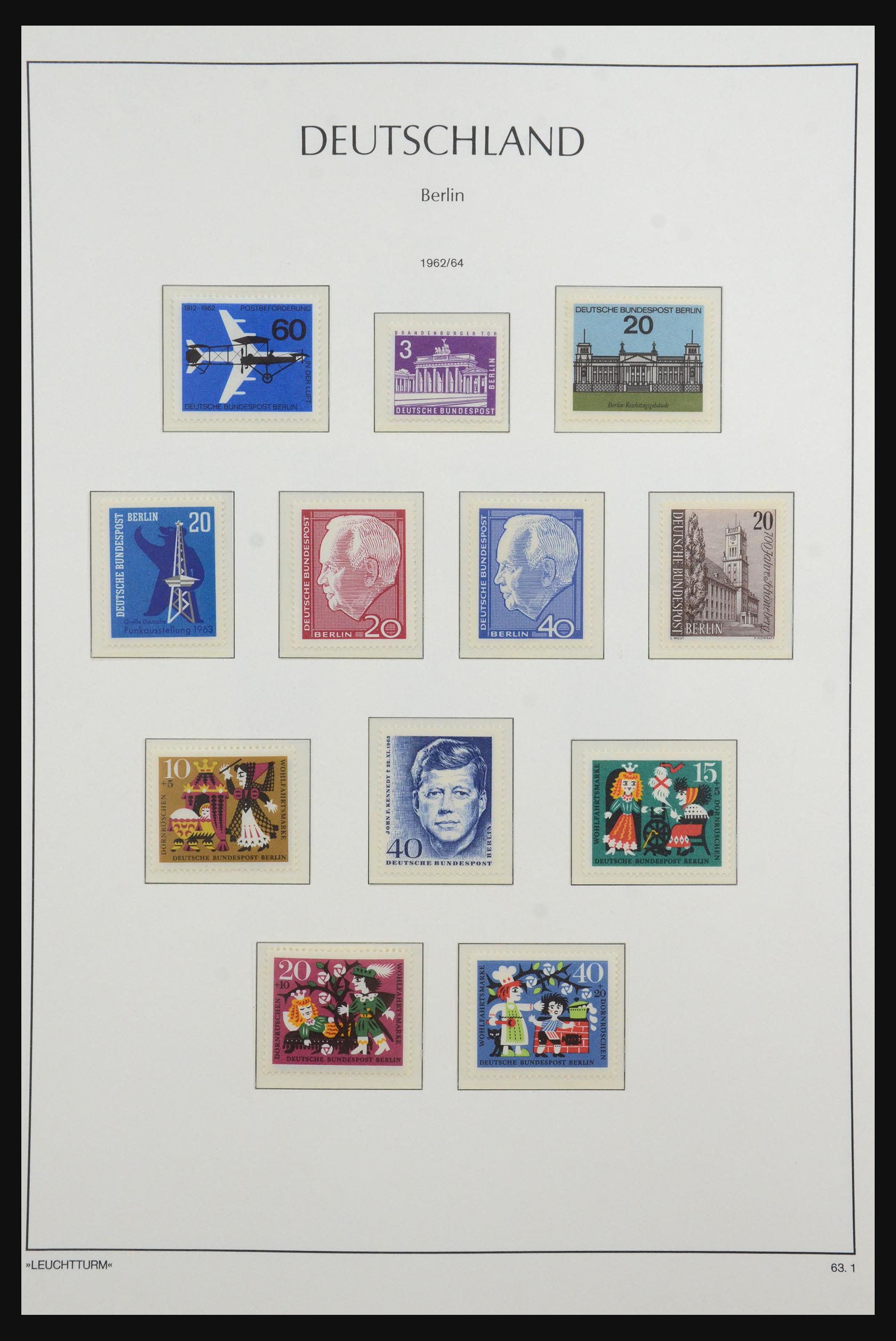 31601 019 - 31601 Bundespost, Berlin and Saar 1948-2008.