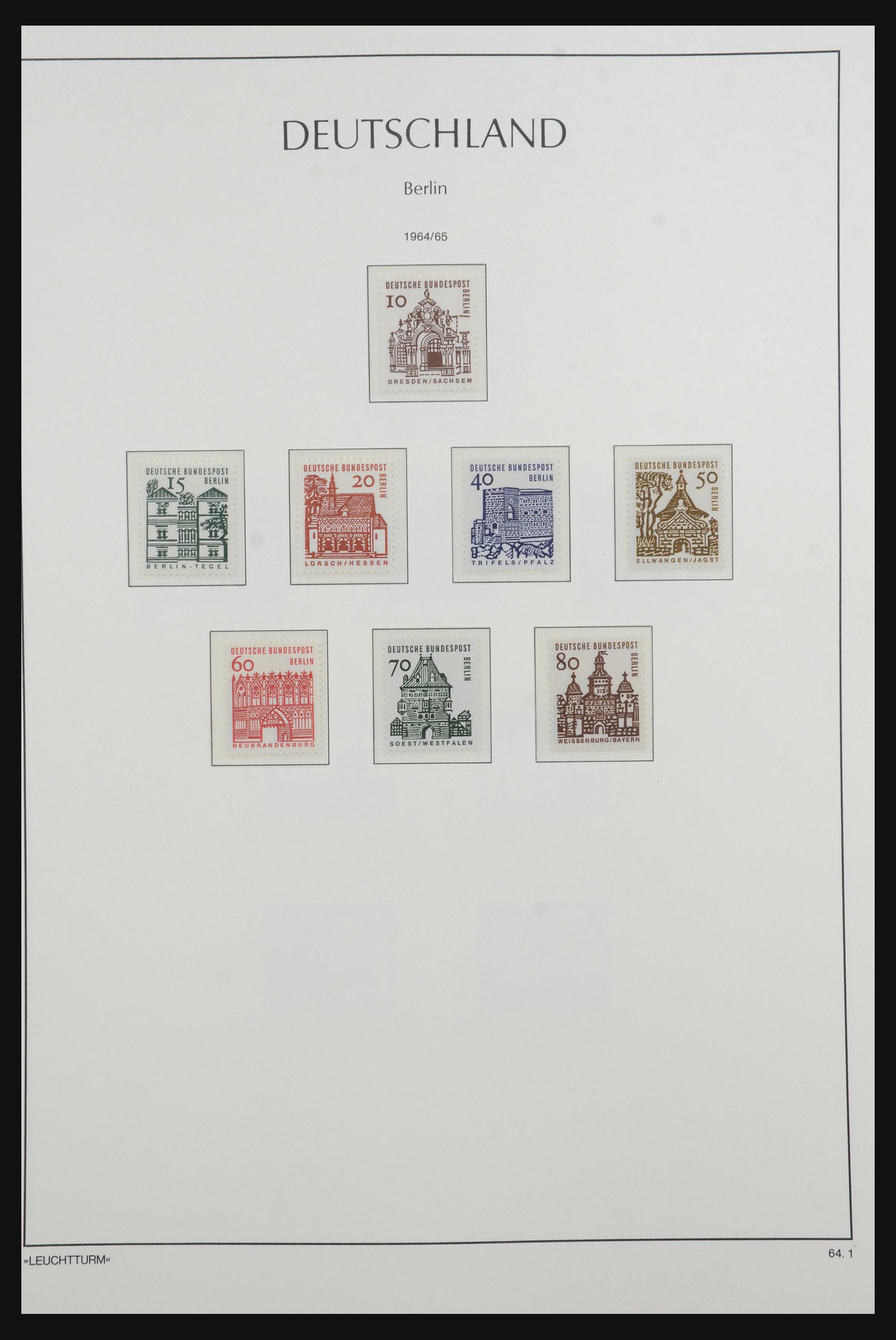 31601 020 - 31601 Bundespost, Berlijn en Saar 1948-2008.