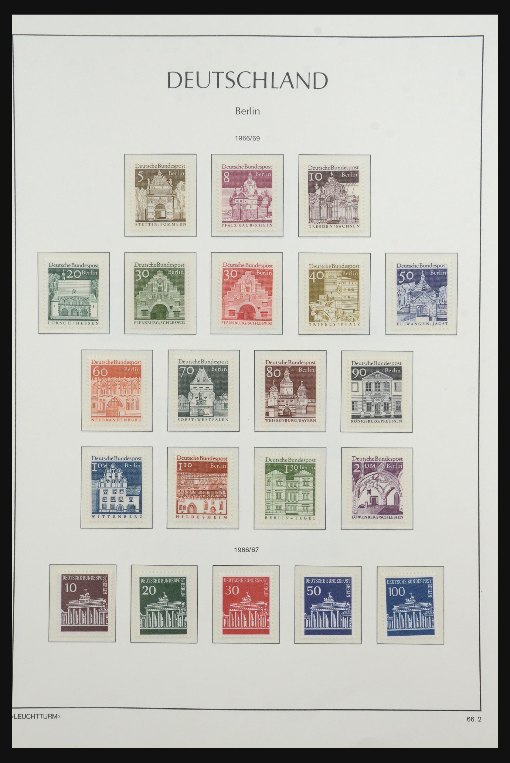 31601 024 - 31601 Bundespost, Berlin and Saar 1948-2008.