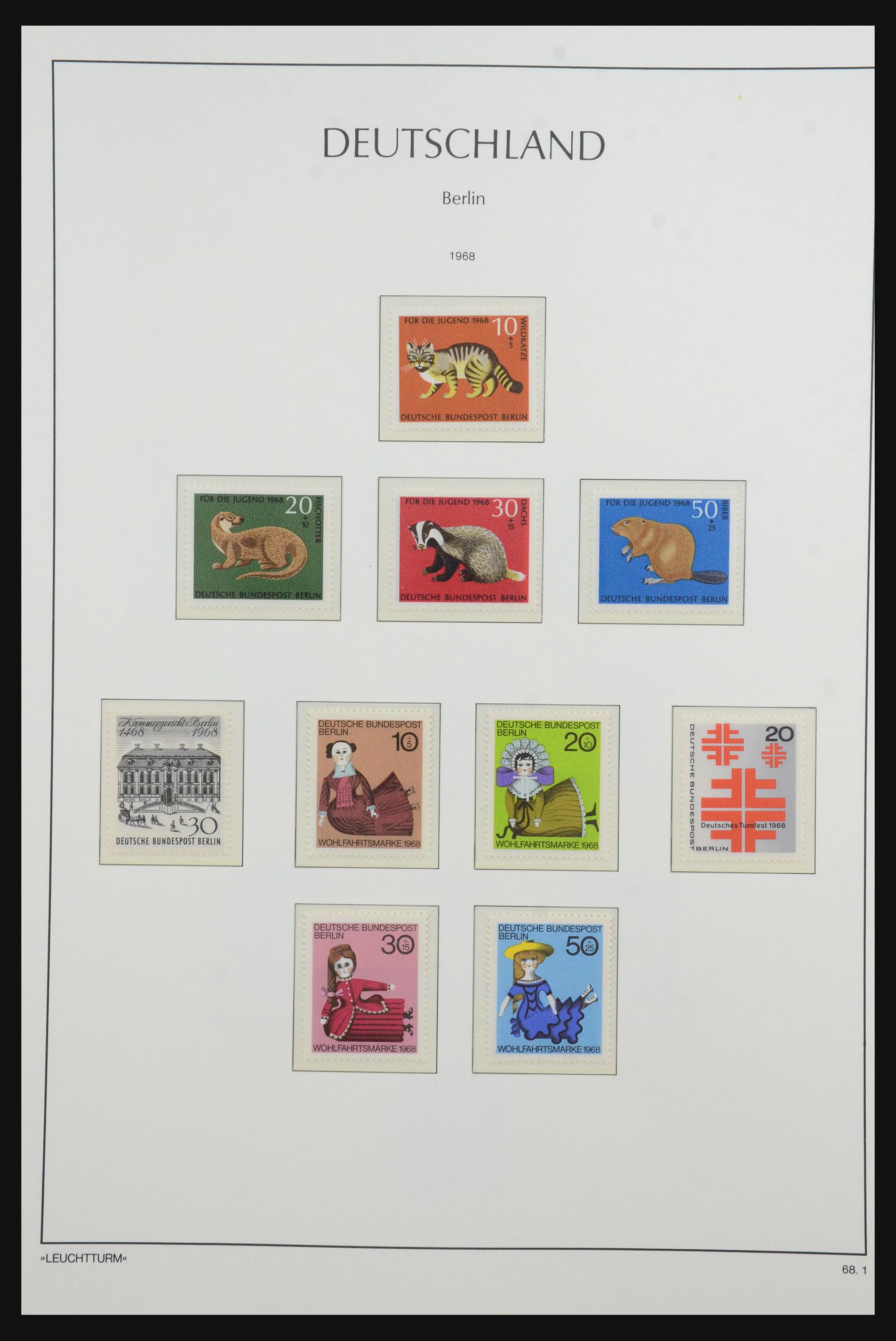 31601 027 - 31601 Bundespost, Berlin and Saar 1948-2008.