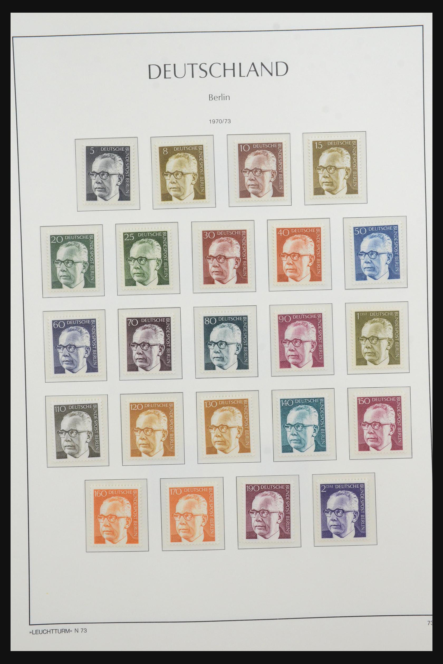 31601 037 - 31601 Bundespost, Berlin and Saar 1948-2008.