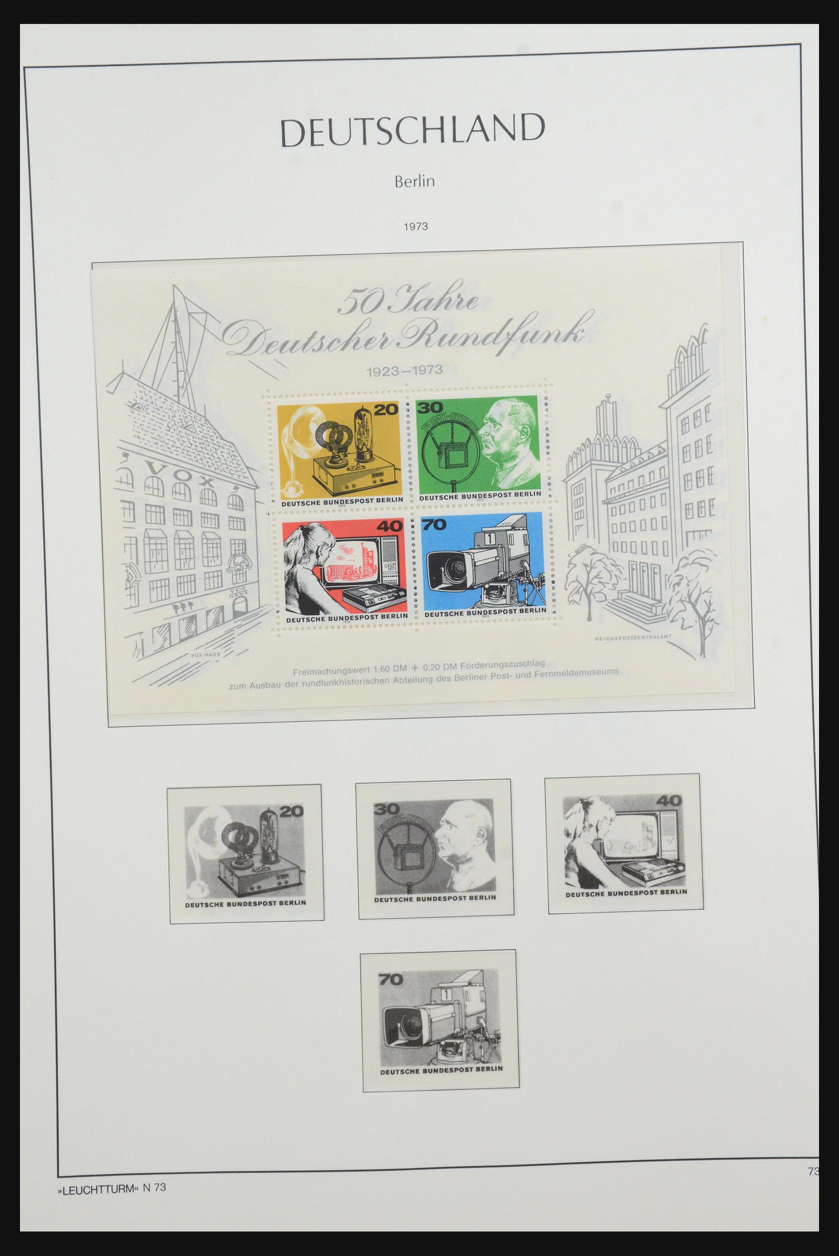 31601 040 - 31601 Bundespost, Berlin and Saar 1948-2008.