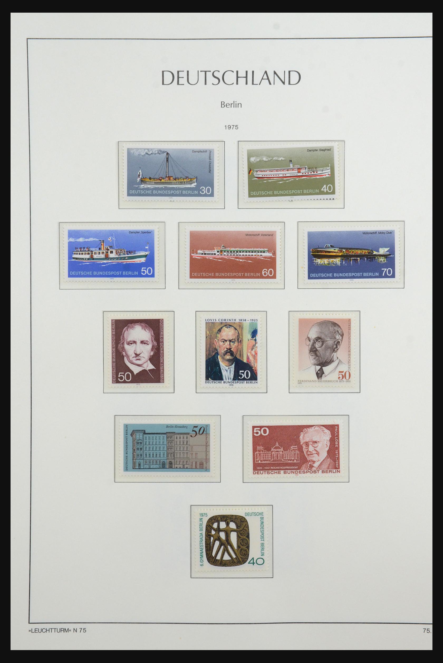 31601 044 - 31601 Bundespost, Berlijn en Saar 1948-2008.
