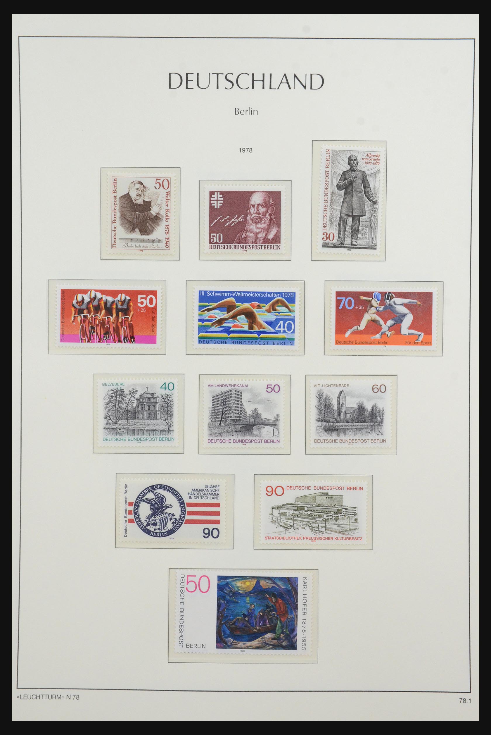 31601 054 - 31601 Bundespost, Berlin and Saar 1948-2008.