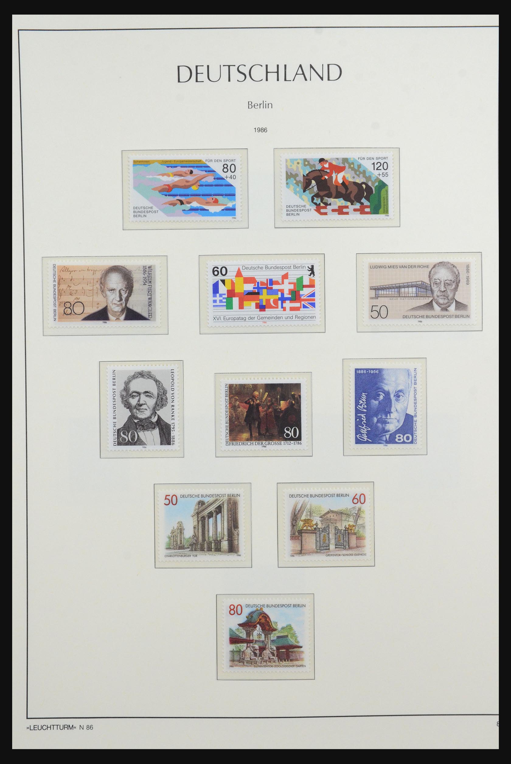 31601 074 - 31601 Bundespost, Berlin and Saar 1948-2008.