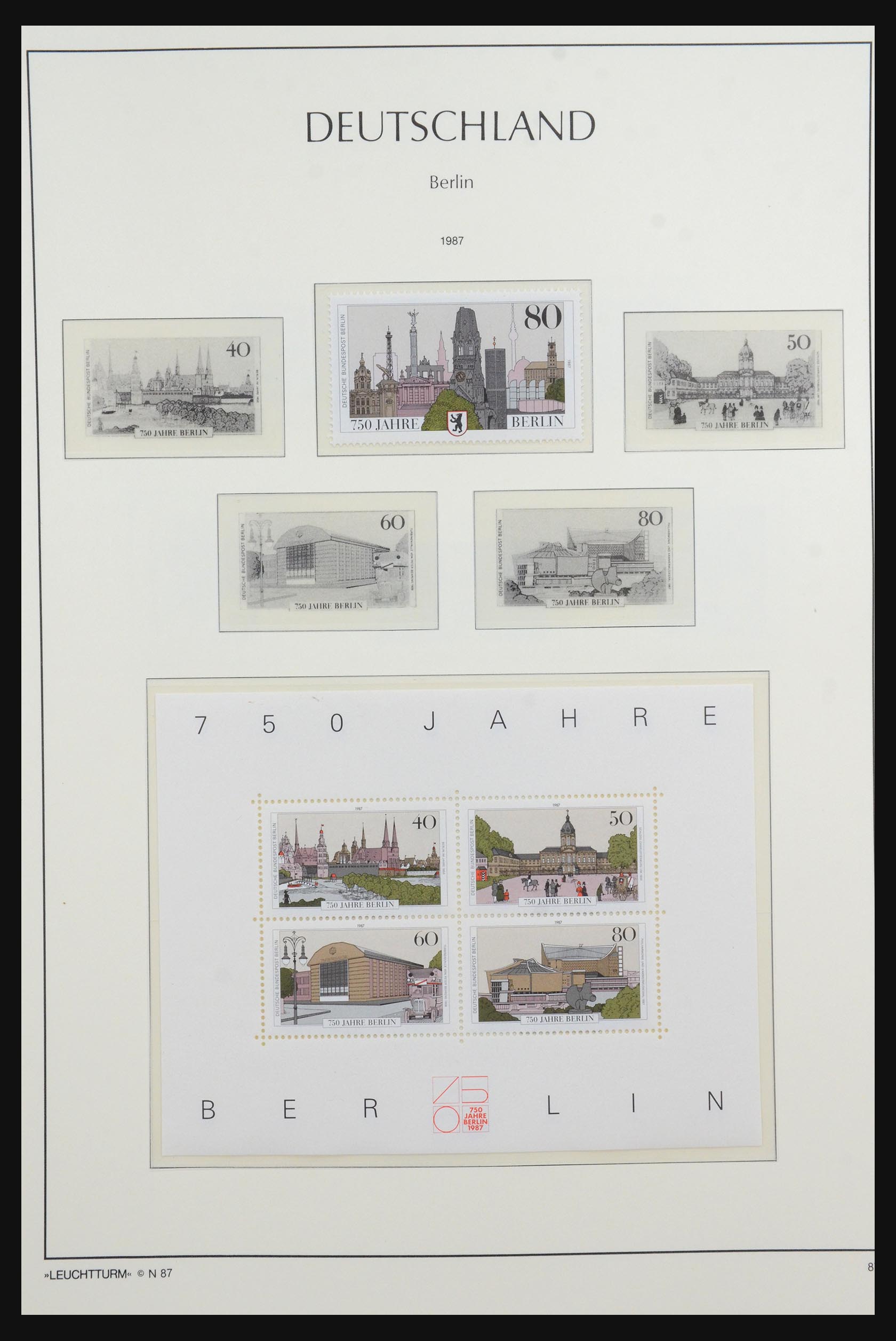 31601 076 - 31601 Bundespost, Berlin and Saar 1948-2008.