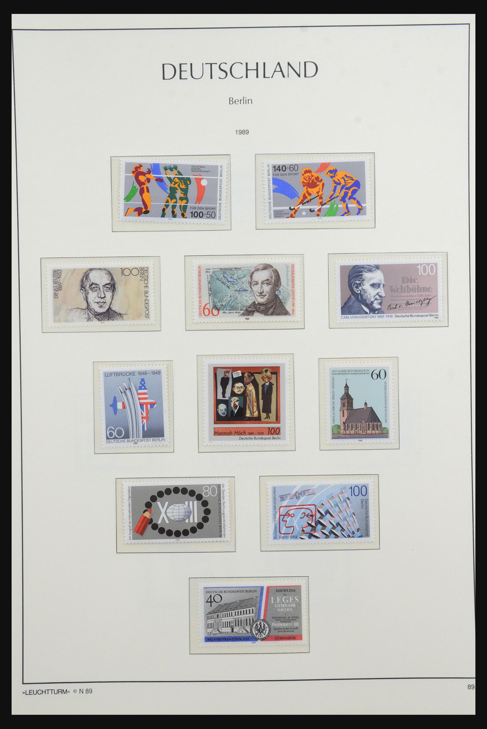 31601 081 - 31601 Bundespost, Berlin and Saar 1948-2008.
