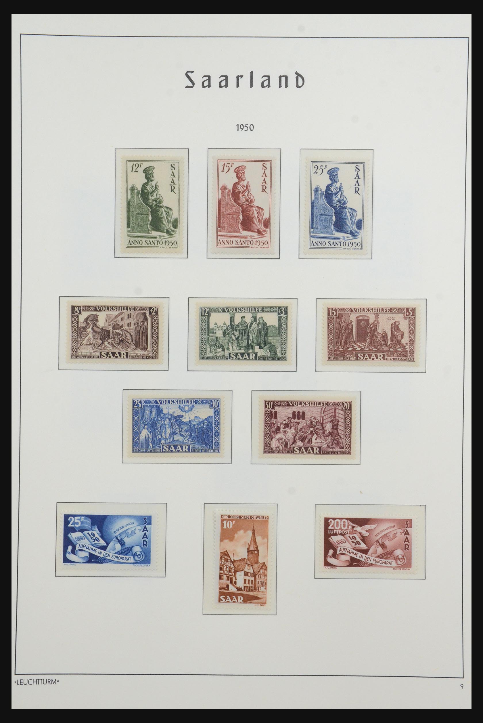 31601 095 - 31601 Bundespost, Berlin and Saar 1948-2008.