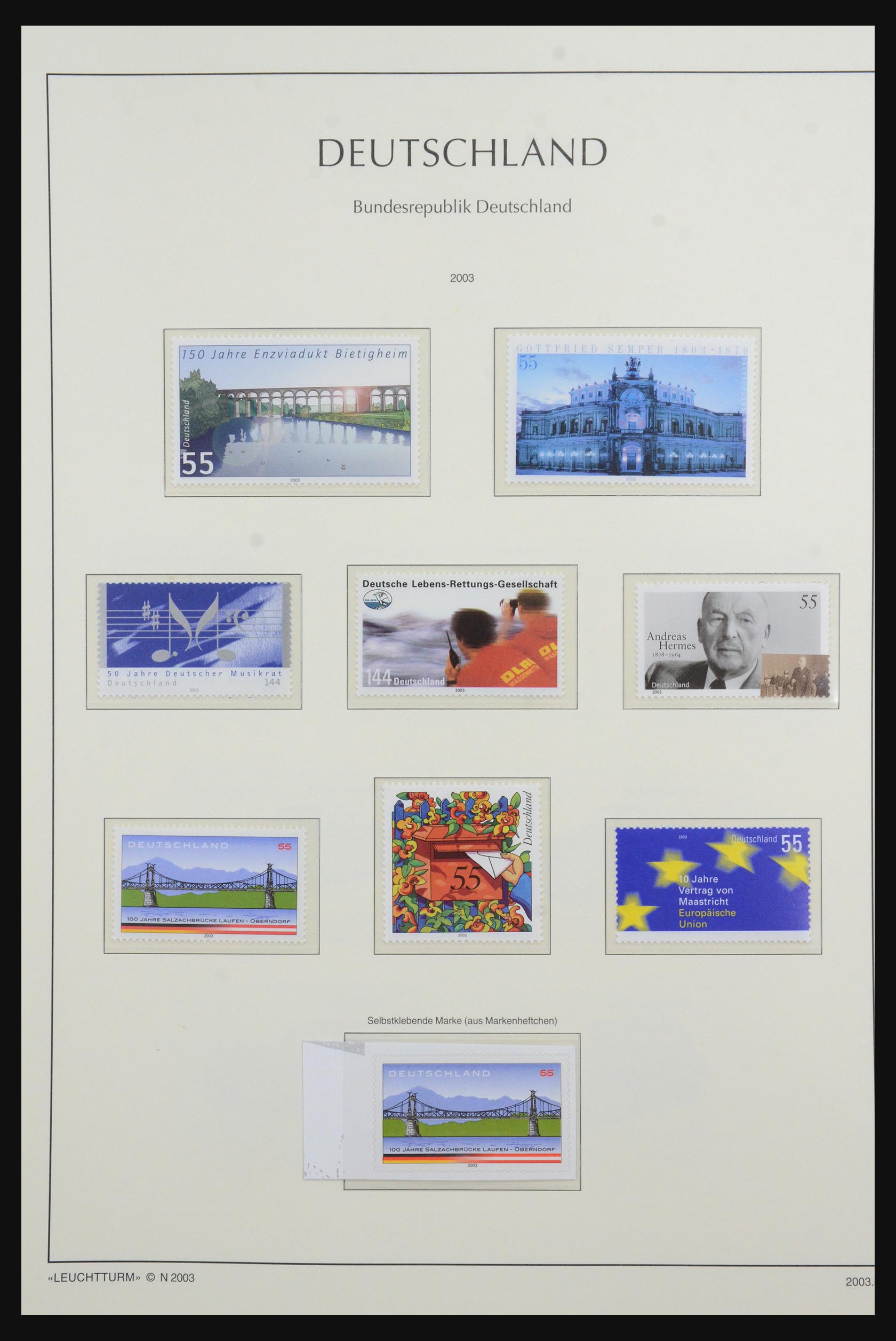 31601 349 - 31601 Bundespost, Berlin and Saar 1948-2008.