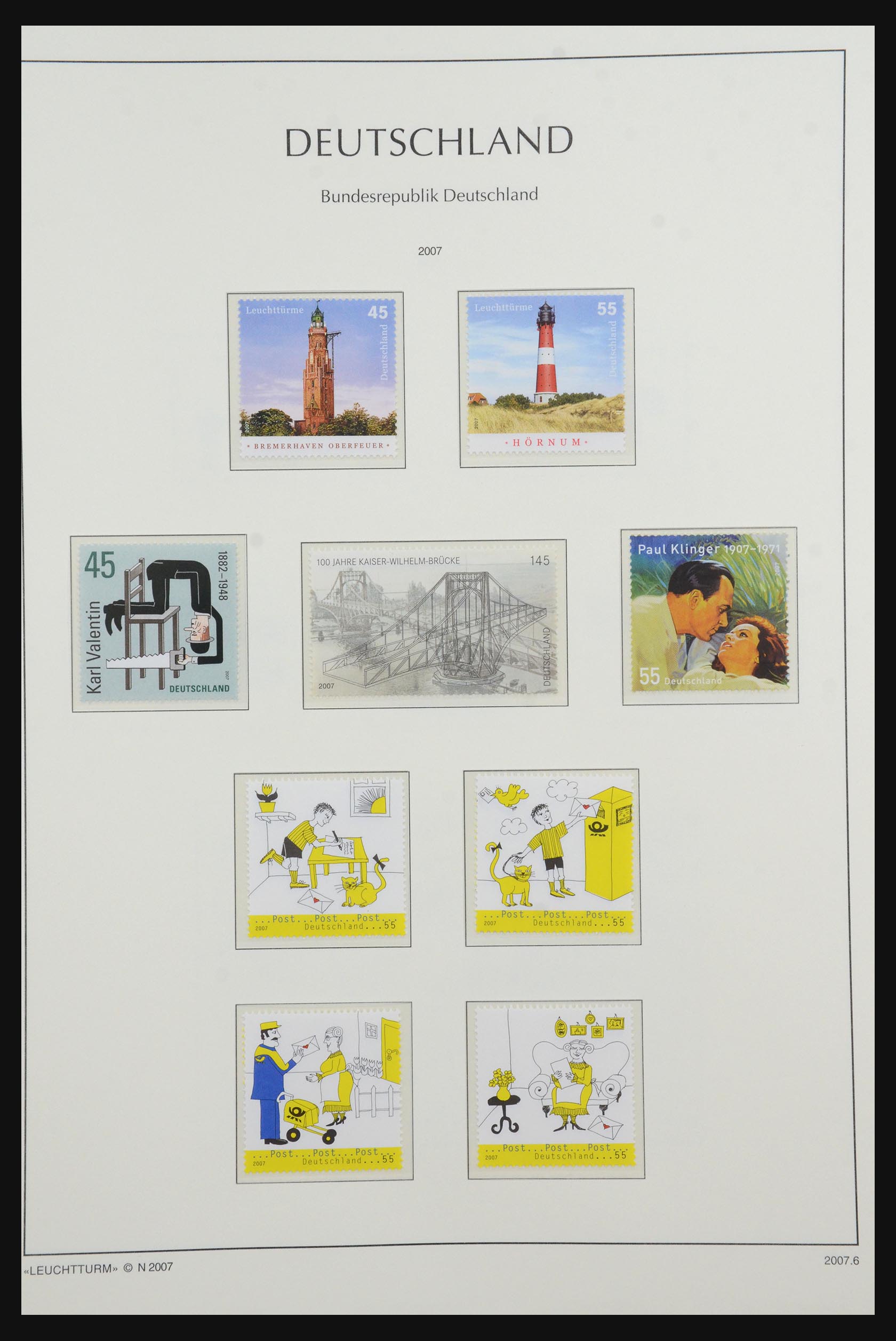 31601 382 - 31601 Bundespost, Berlin and Saar 1948-2008.