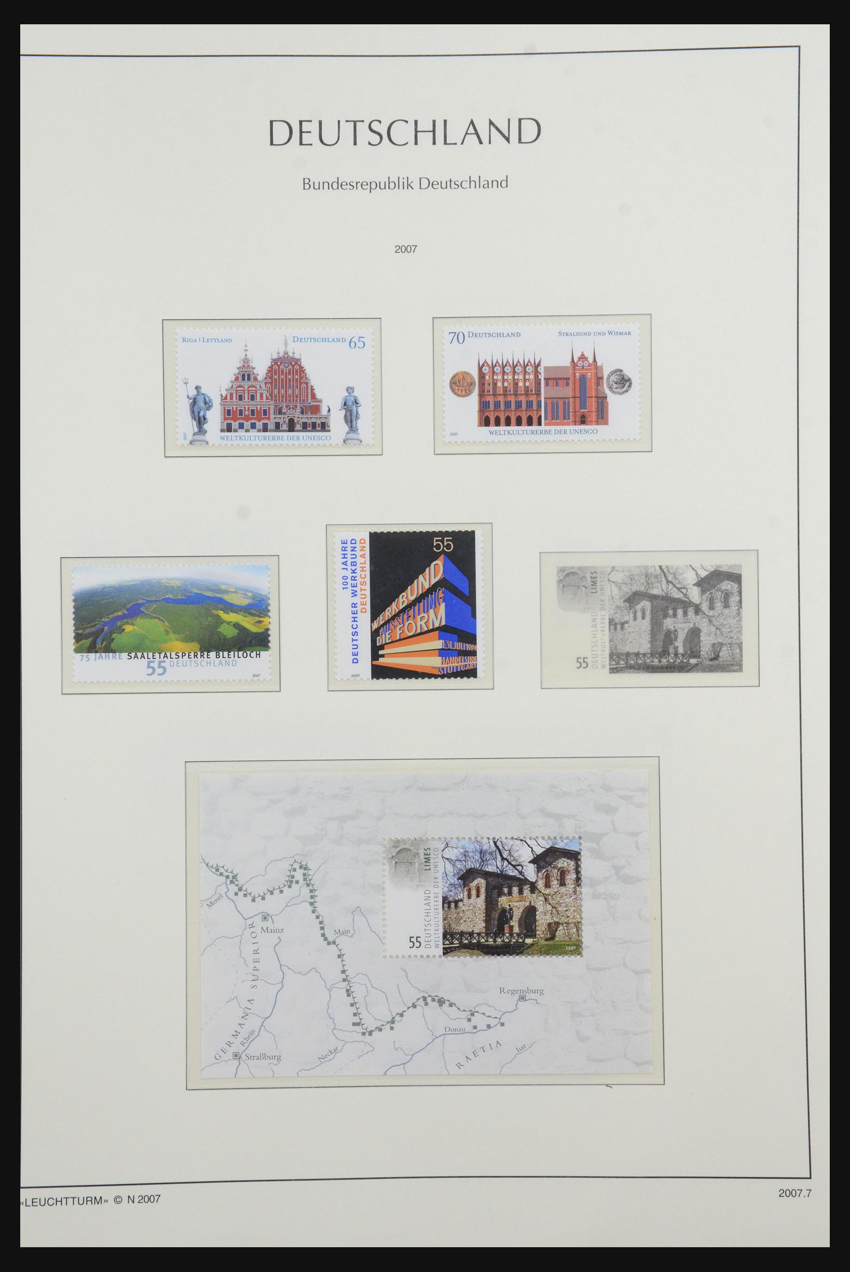31601 383 - 31601 Bundespost, Berlijn en Saar 1948-2008.