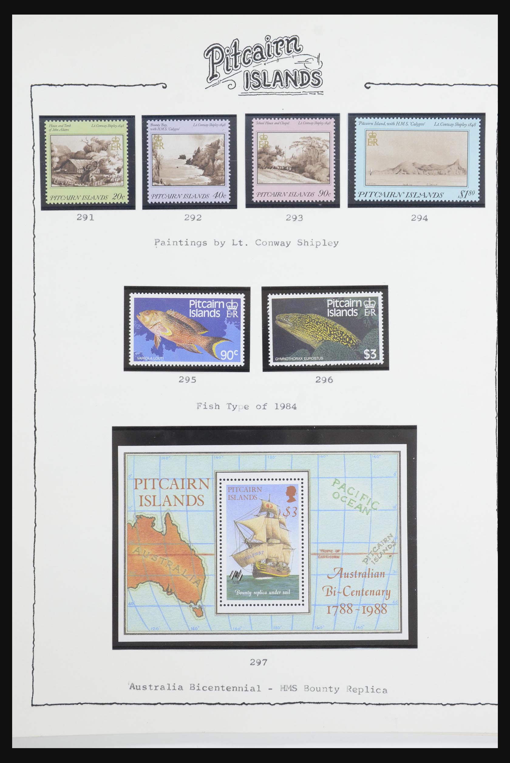 31603 040 - 31603 British territories in the Pacific 1903-2002.