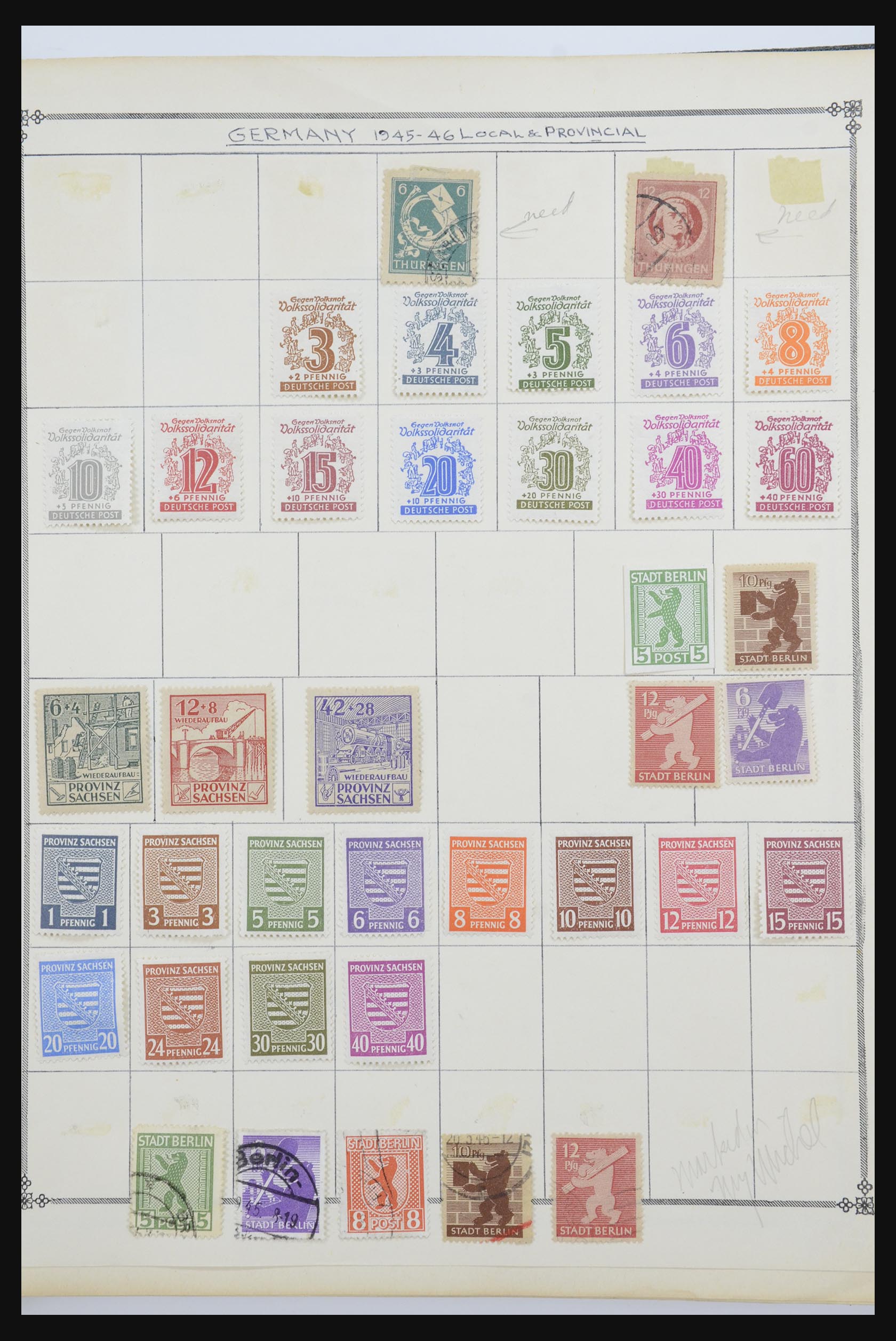 31608 002 - 31608 Germany, territories, States, occupations 1850-1965. 31608 002 - 31608 Germany, territories, States, occupations 1850-1965.