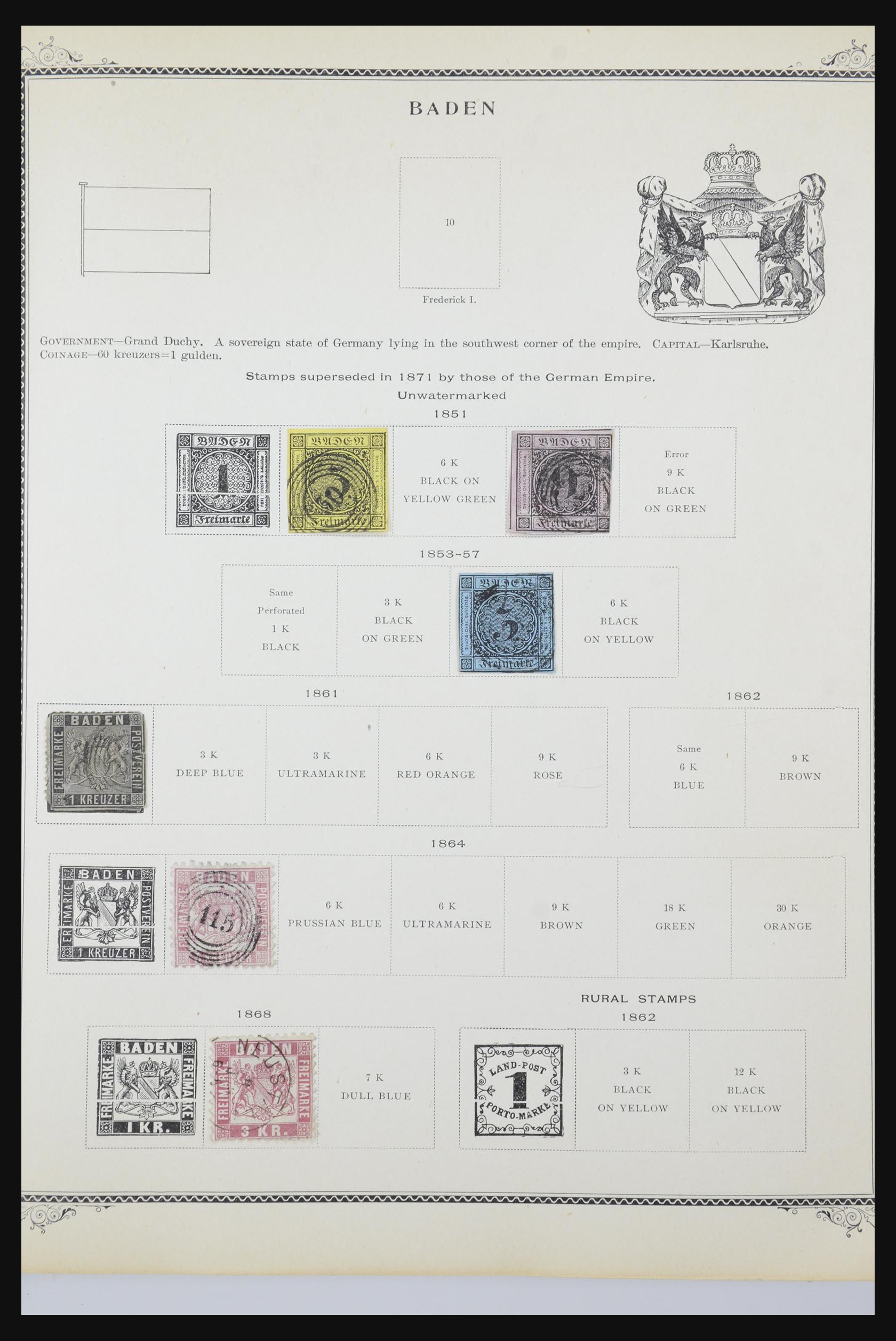 31608 006 - 31608 Germany, territories, States, occupations 1850-1965.