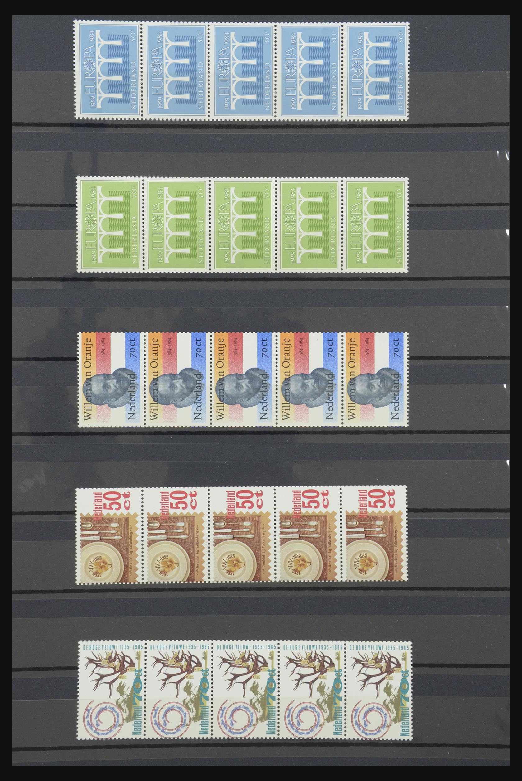 31625 009 - 31625 Netherlands coilstamps 1965-2009.