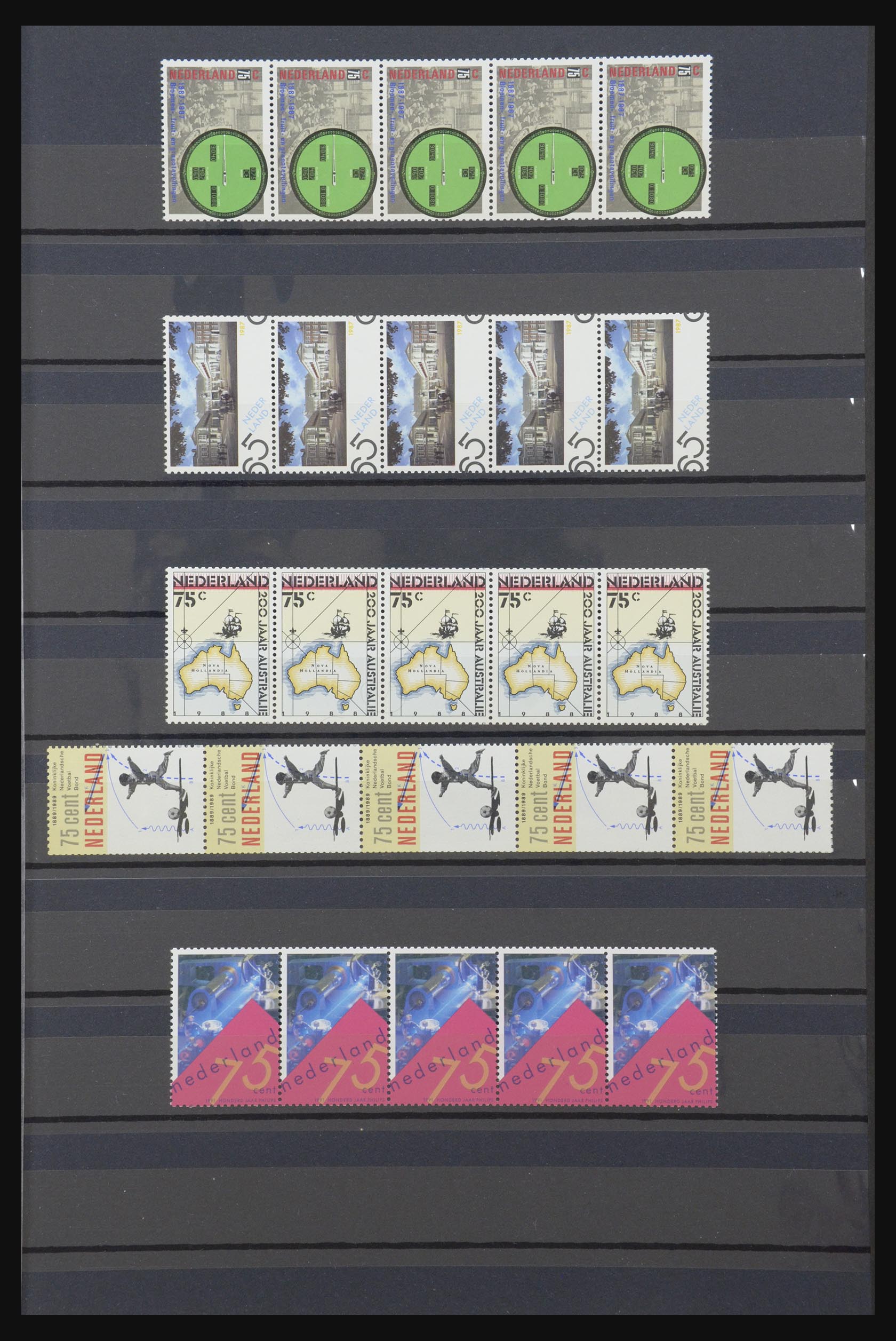 31625 013 - 31625 Netherlands coilstamps 1965-2009.