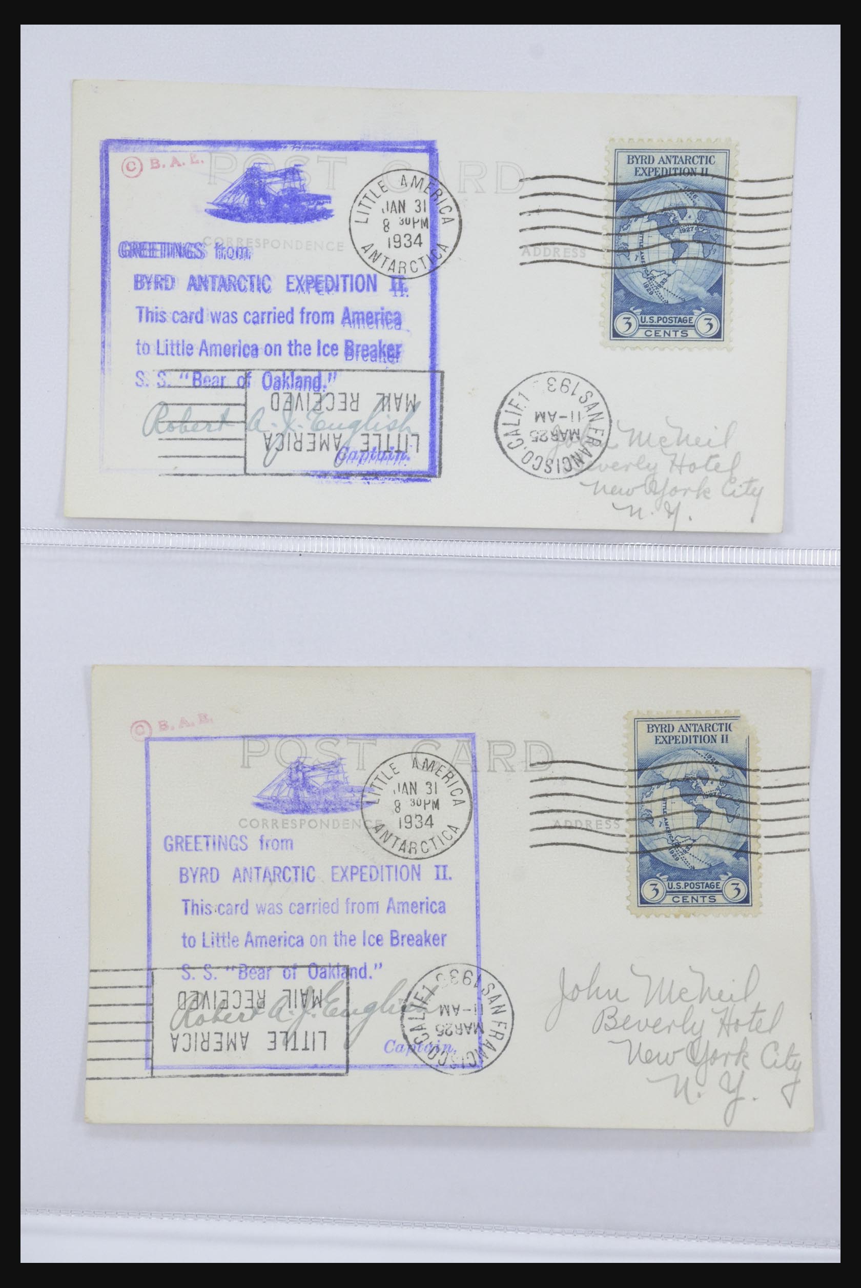 31627 020 - 31627 Byrd Antarctic Expedition 1934.