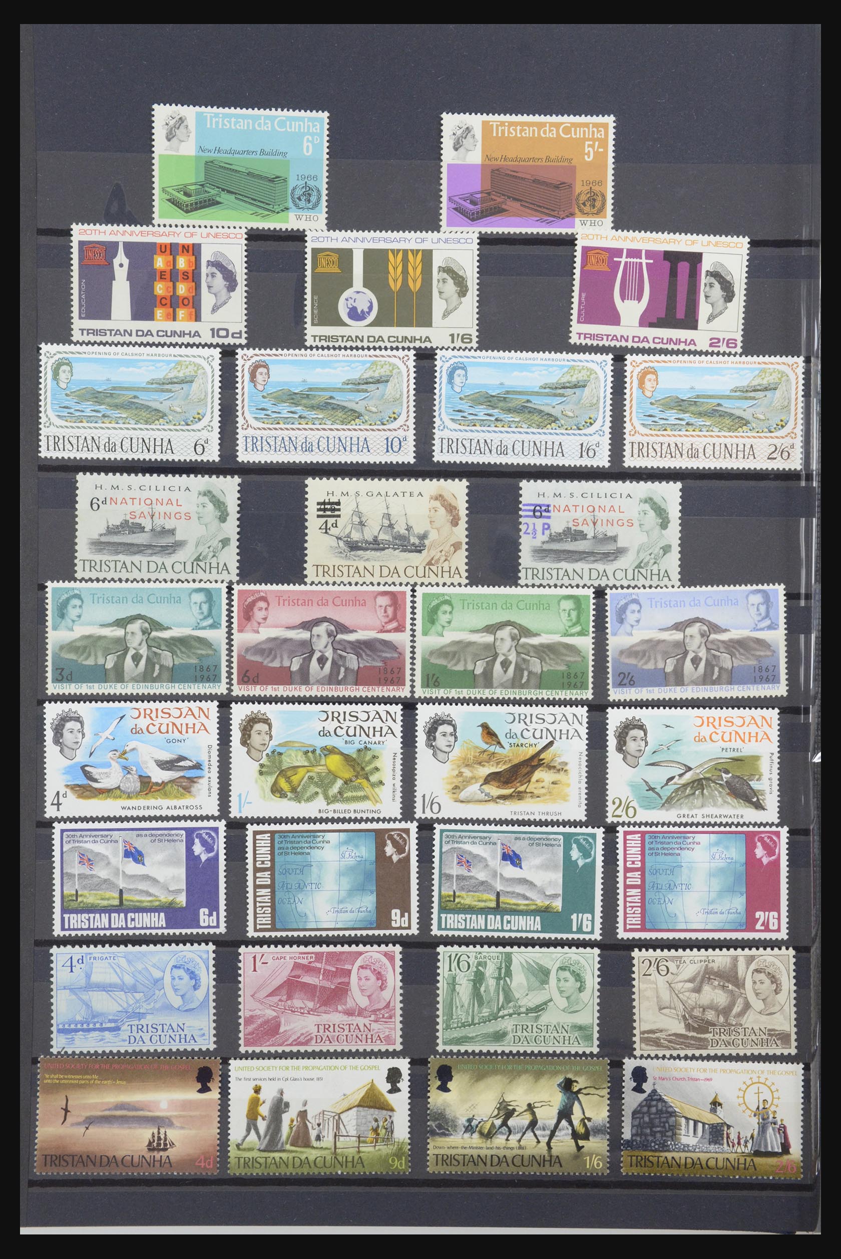 31634 009 - 31634 Tristan da Cunha 1952-1988.