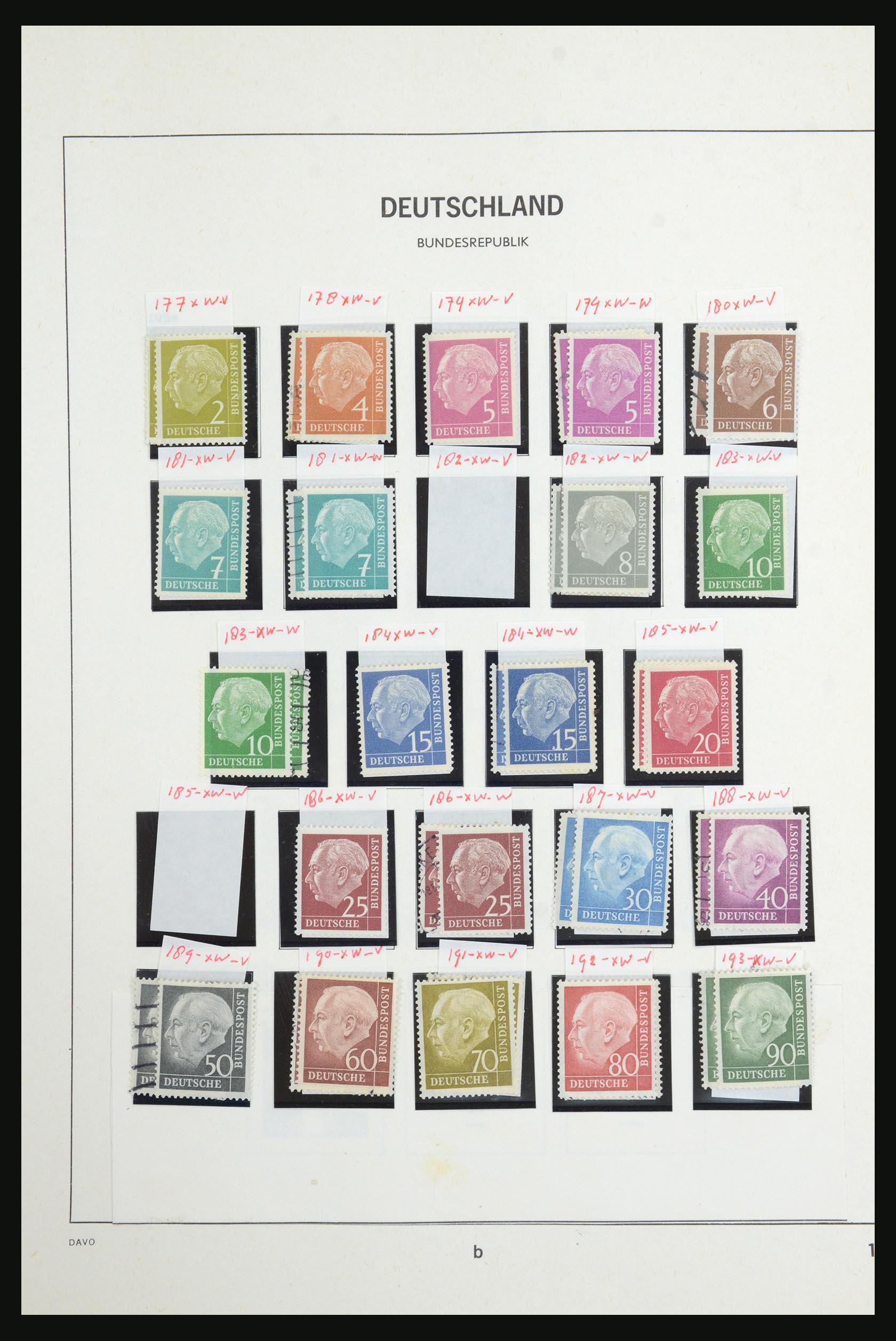 31635 052 - 31635 Bundespost 1949-2000.
