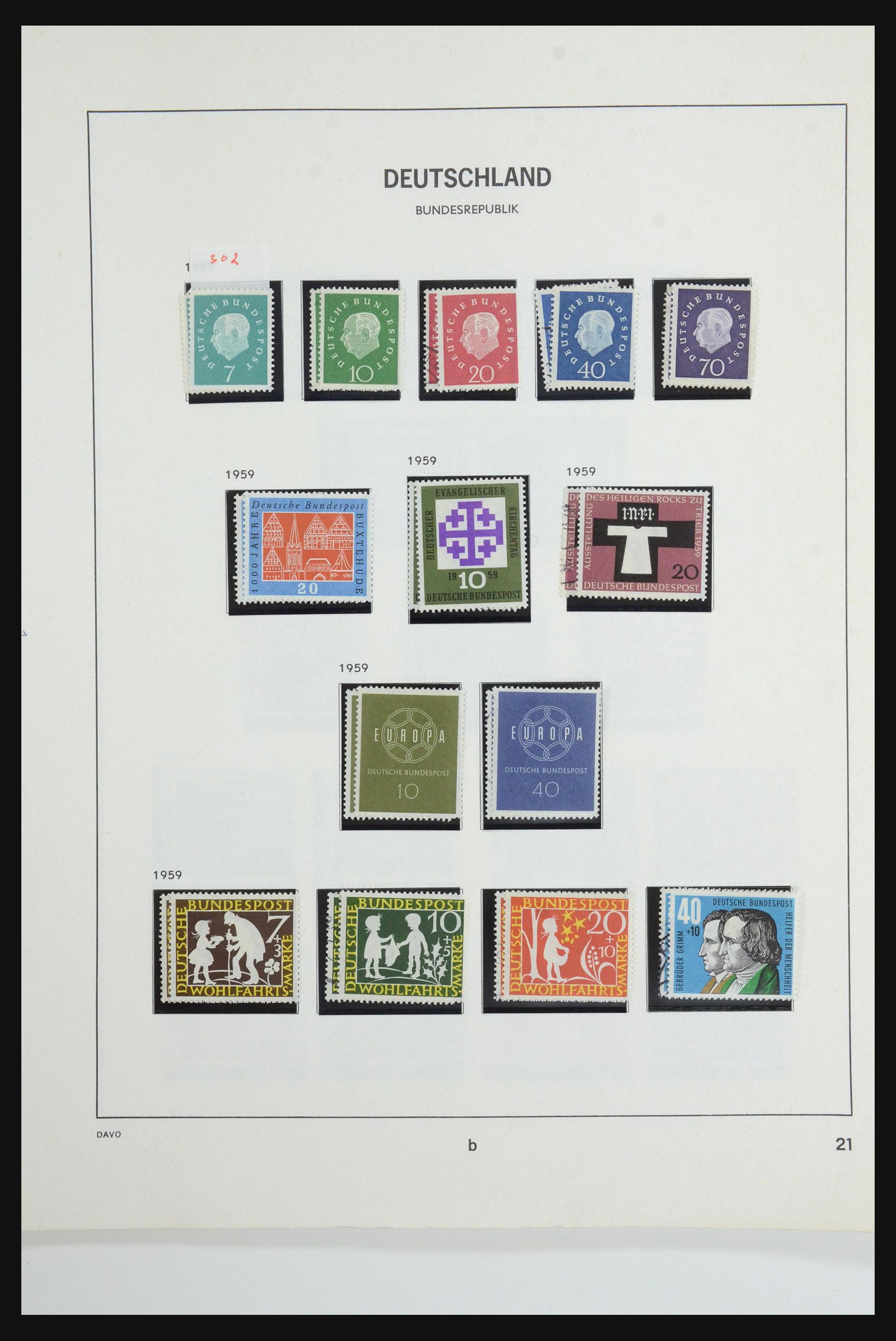 31635 063 - 31635 Bundespost 1949-2000.