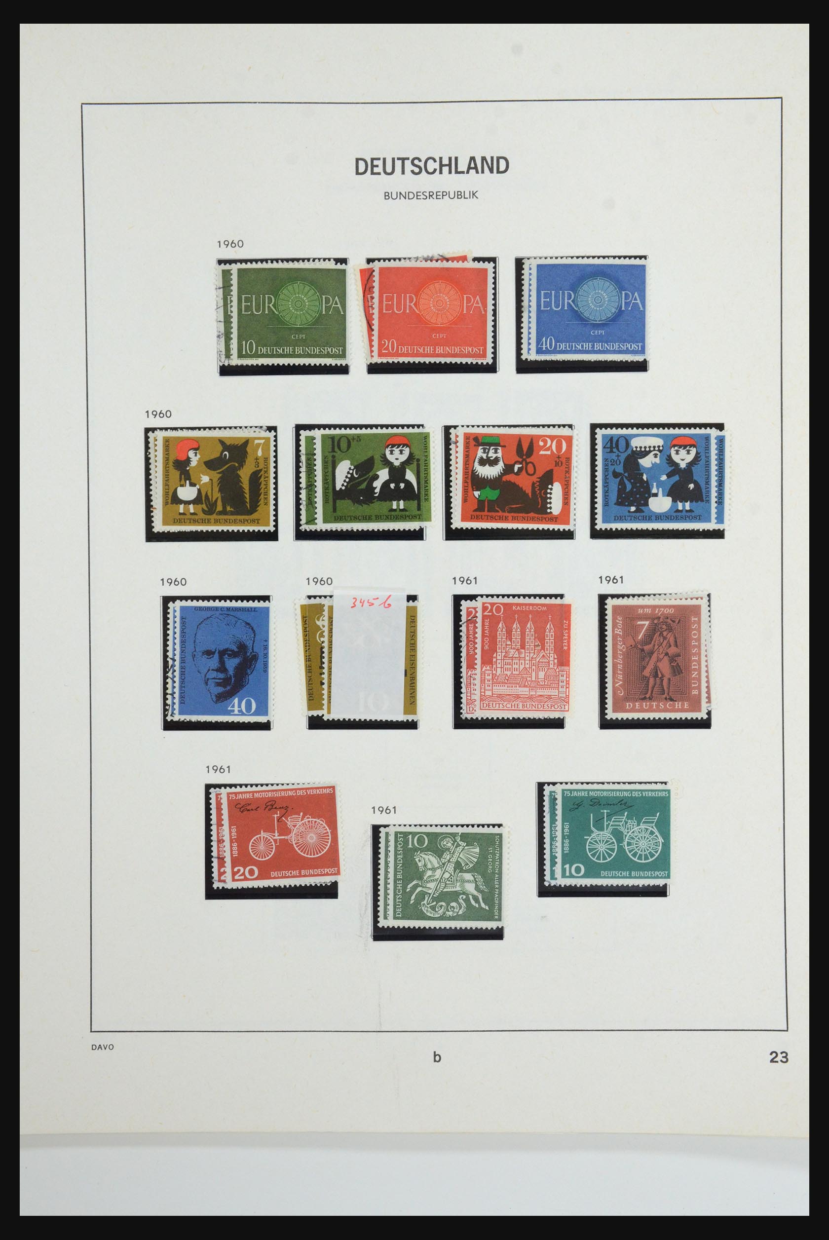 31635 065 - 31635 Bundespost 1949-2000.
