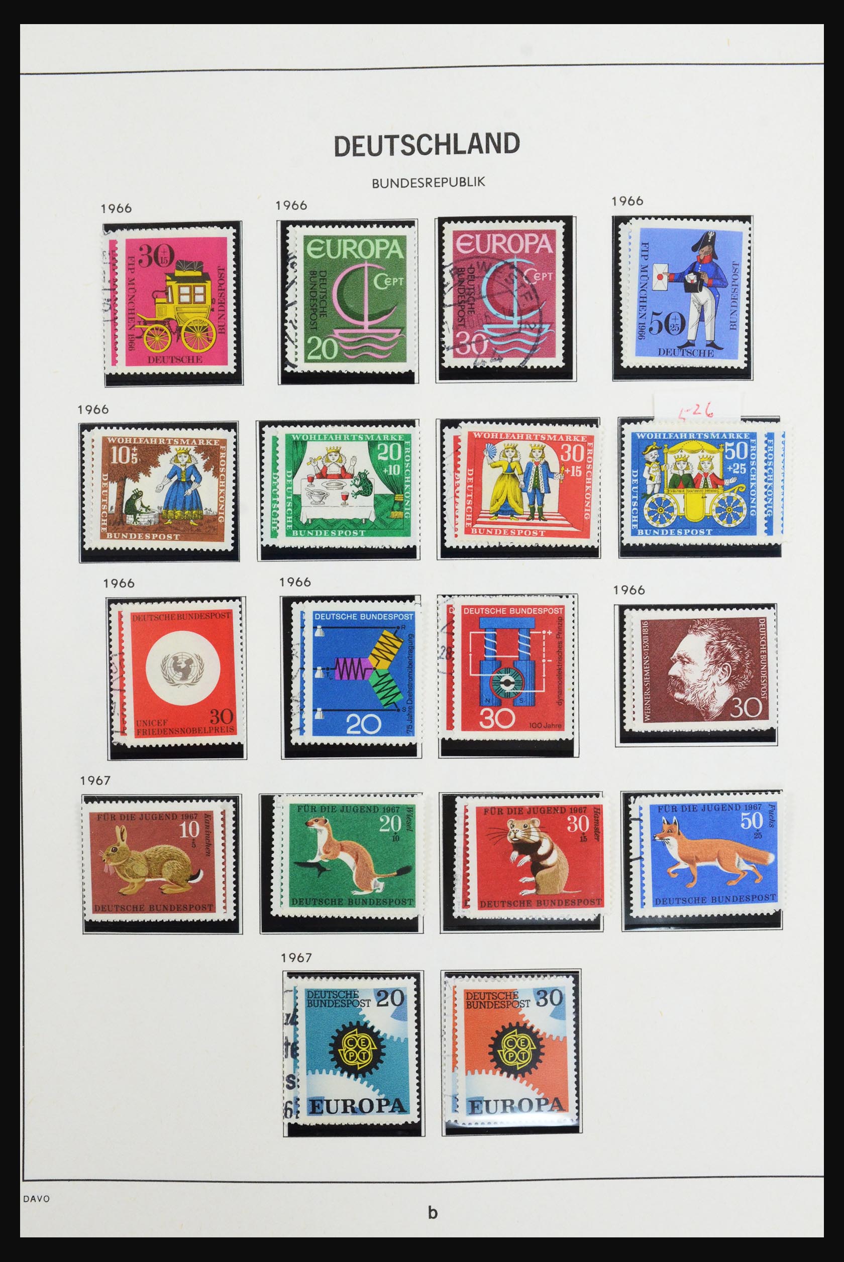31635 076 - 31635 Bundespost 1949-2000.