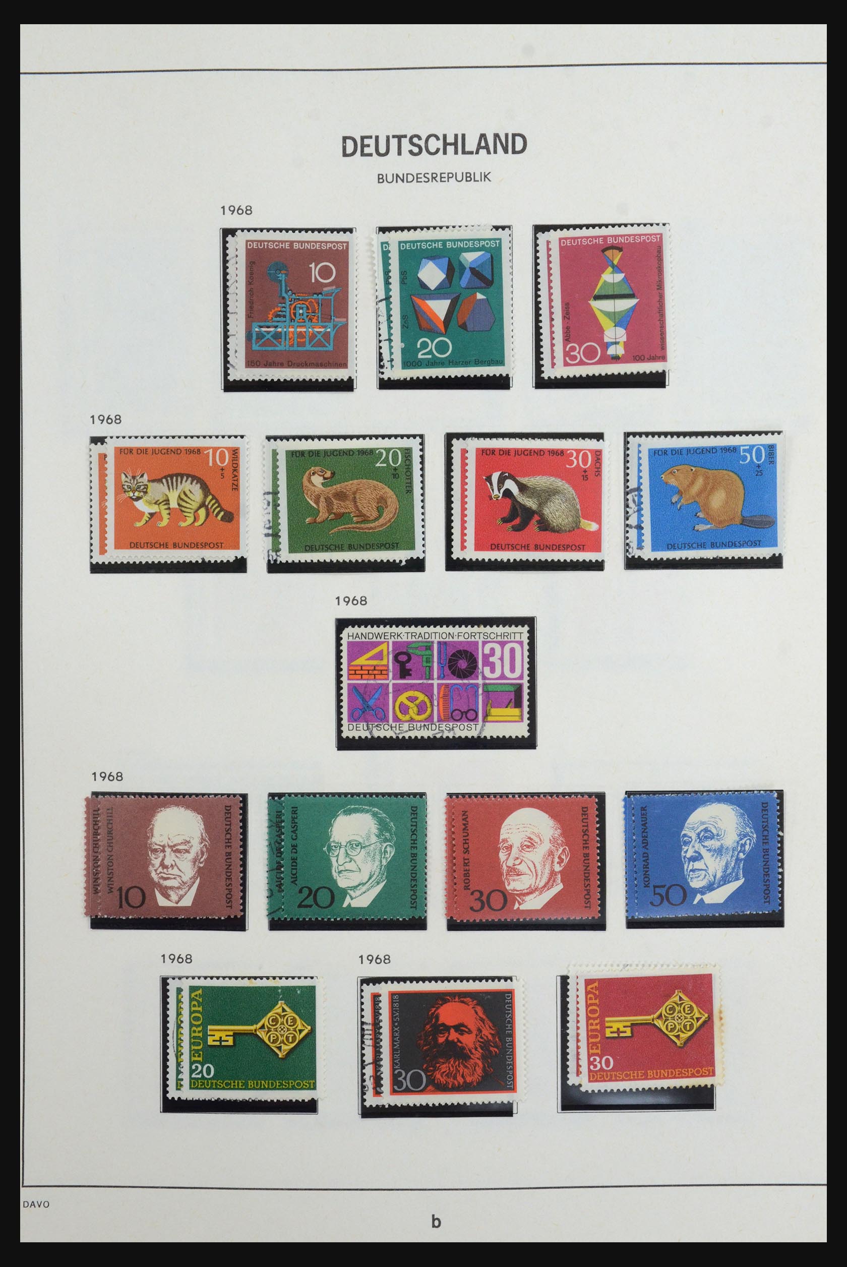 31635 078 - 31635 Bundespost 1949-2000.