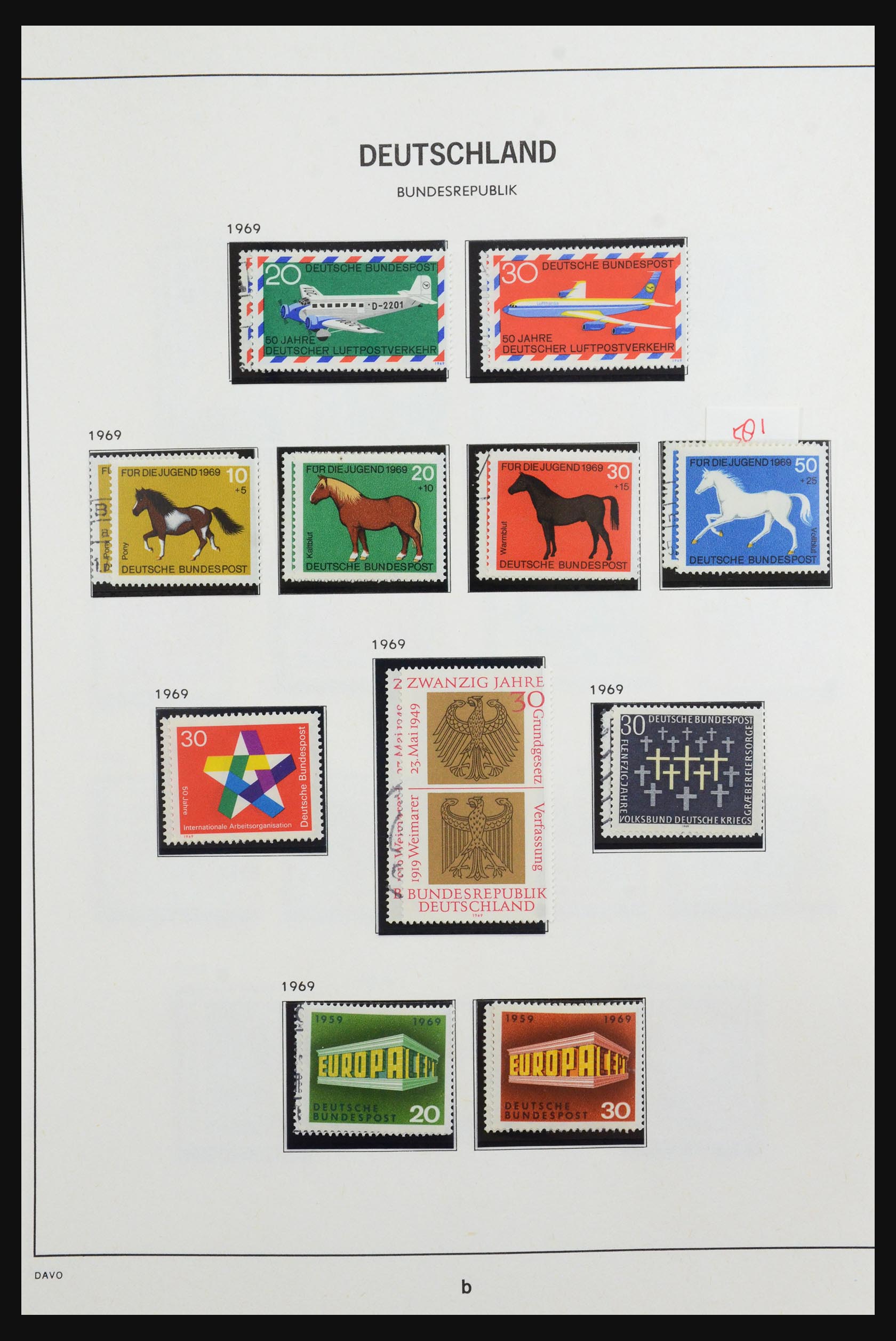 31635 080 - 31635 Bundespost 1949-2000.