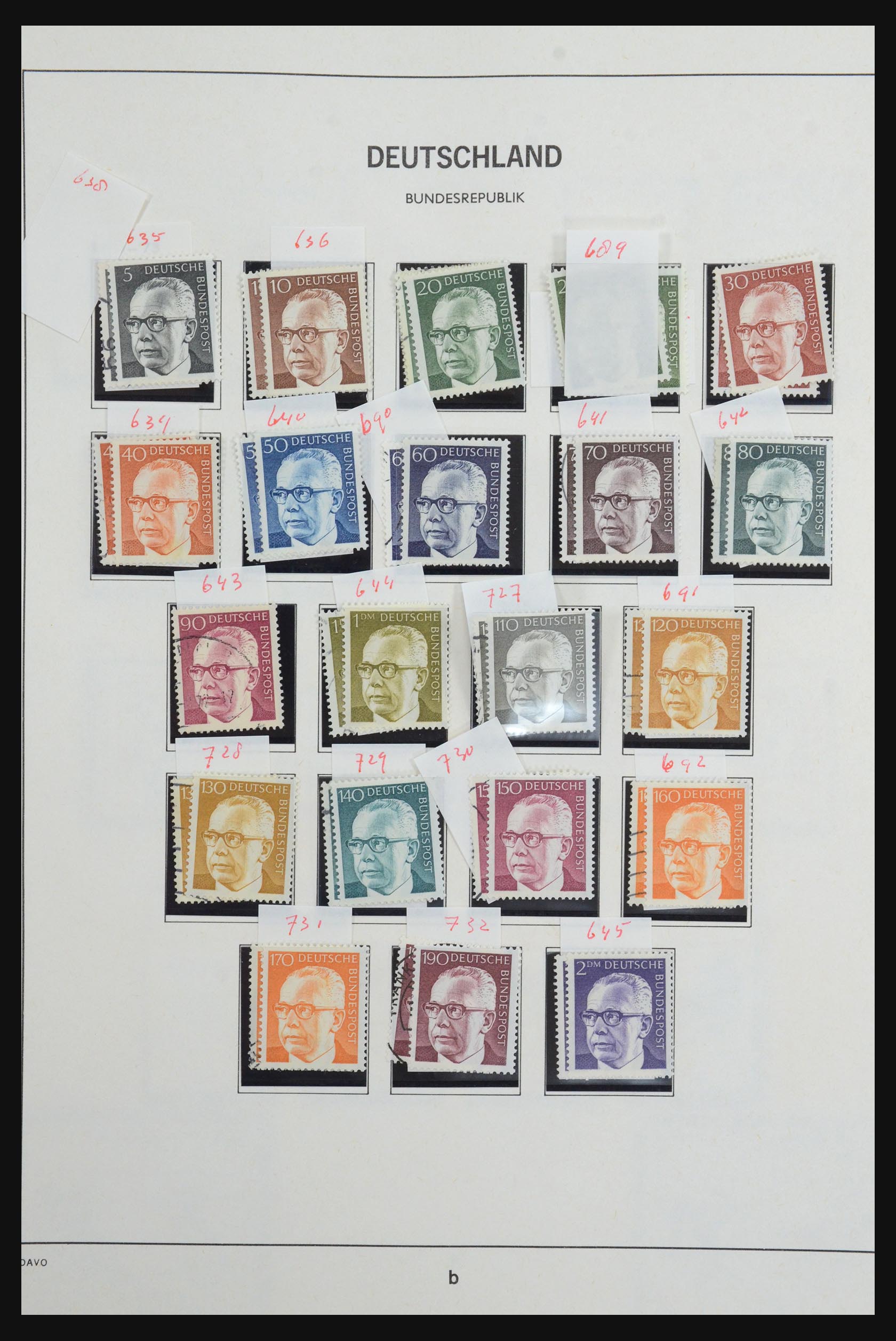 31635 086 - 31635 Bundespost 1949-2000.